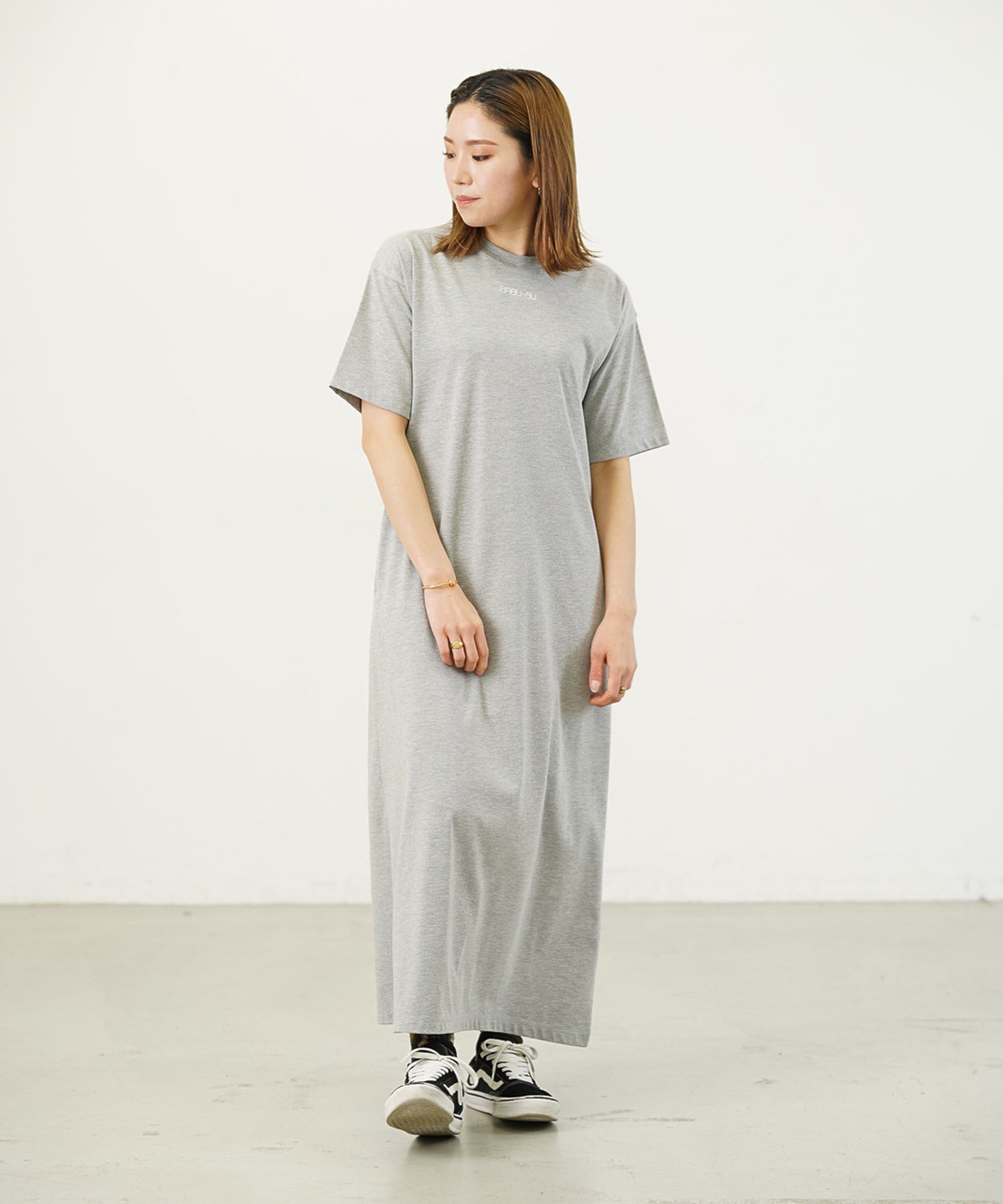 ALINE CUT SAW TEE ONEPIECE BABU-BU