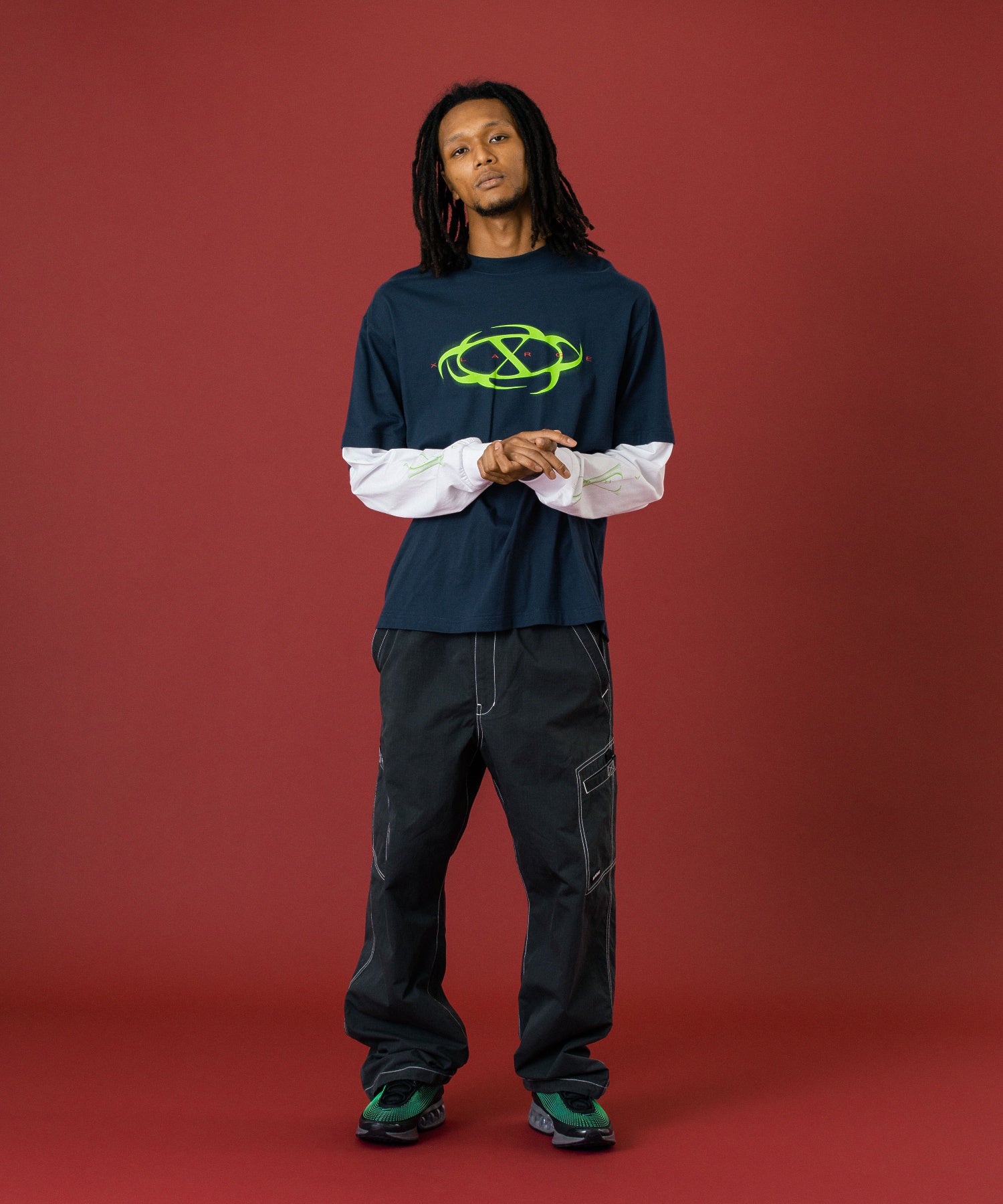 STITCHED CARGO PANTS