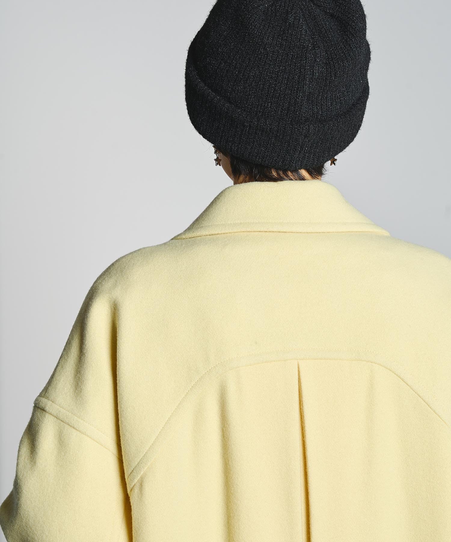 mici/RIB CUFFS VOLUME SLEEVE COAT