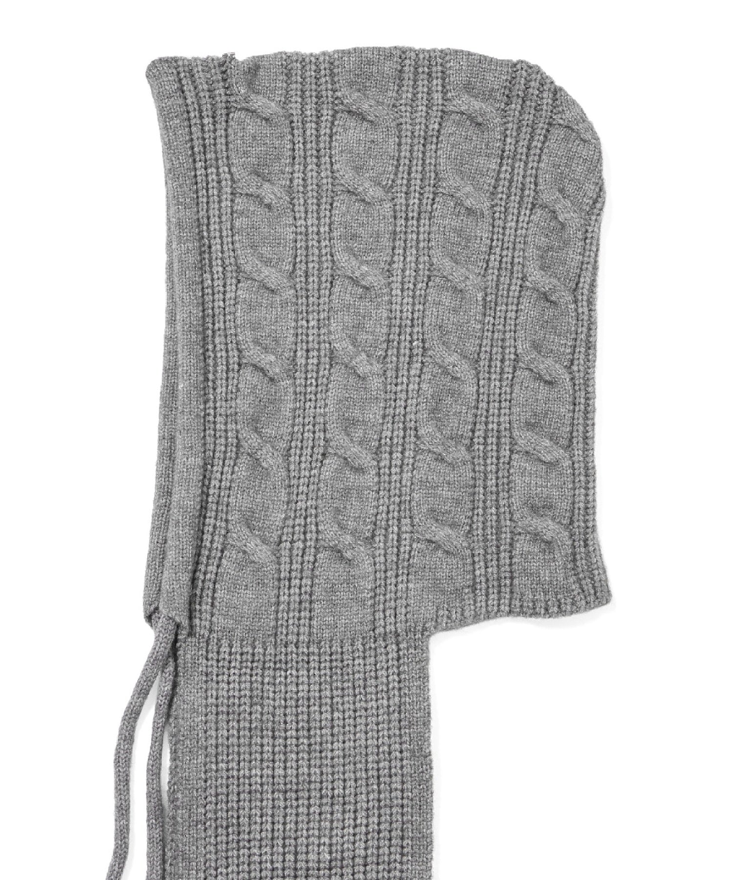 ニットフードマフラー