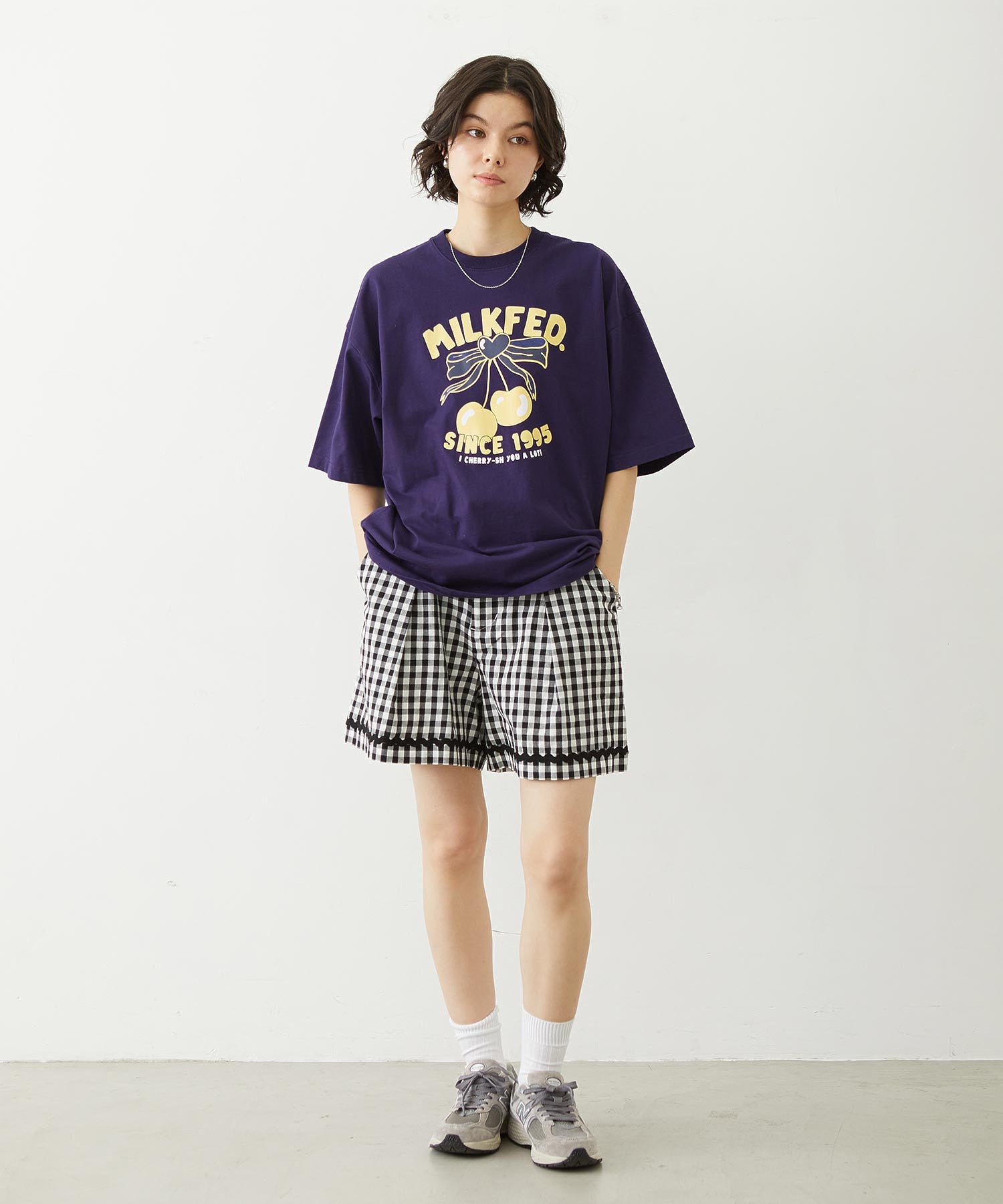 CHERRY RIBBON WIDE S/S TEE