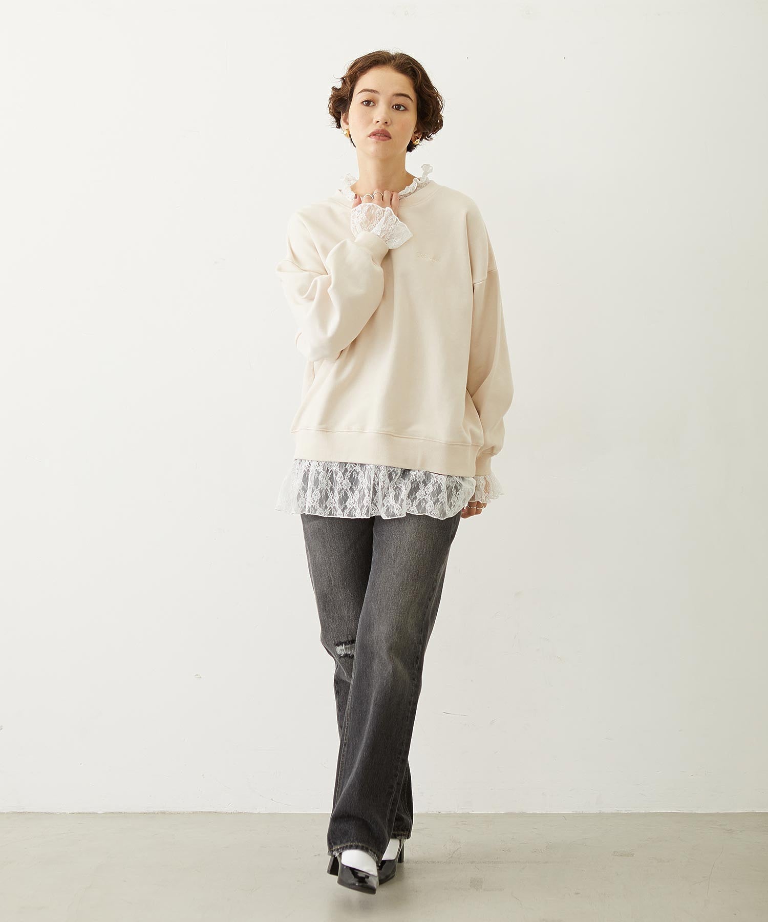 LAYERED LACE TOP
