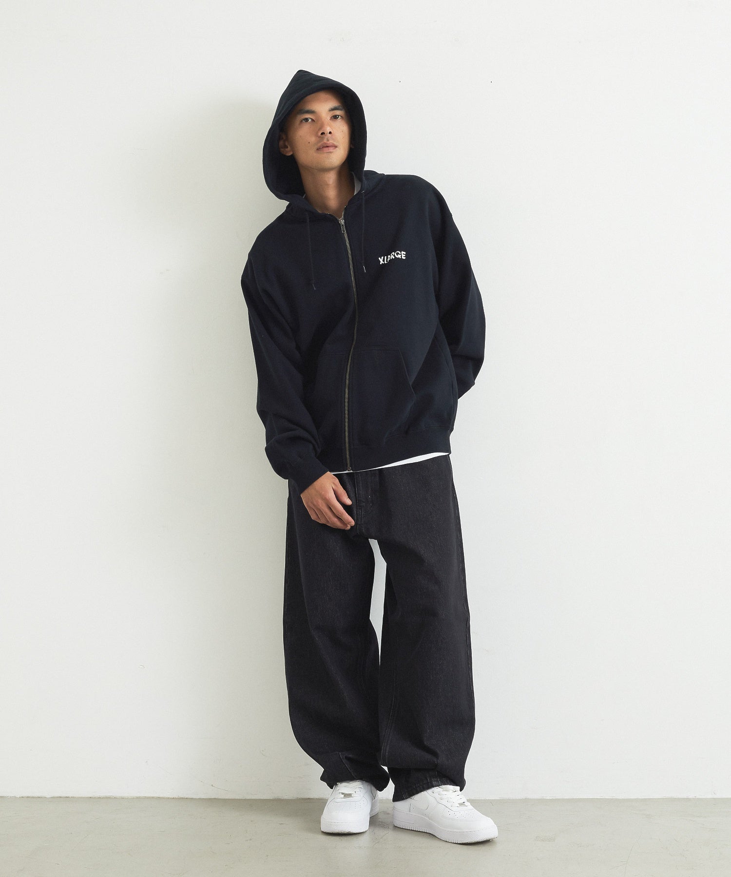 DRAWING OG ZIP HOODED SWEATSHIRT