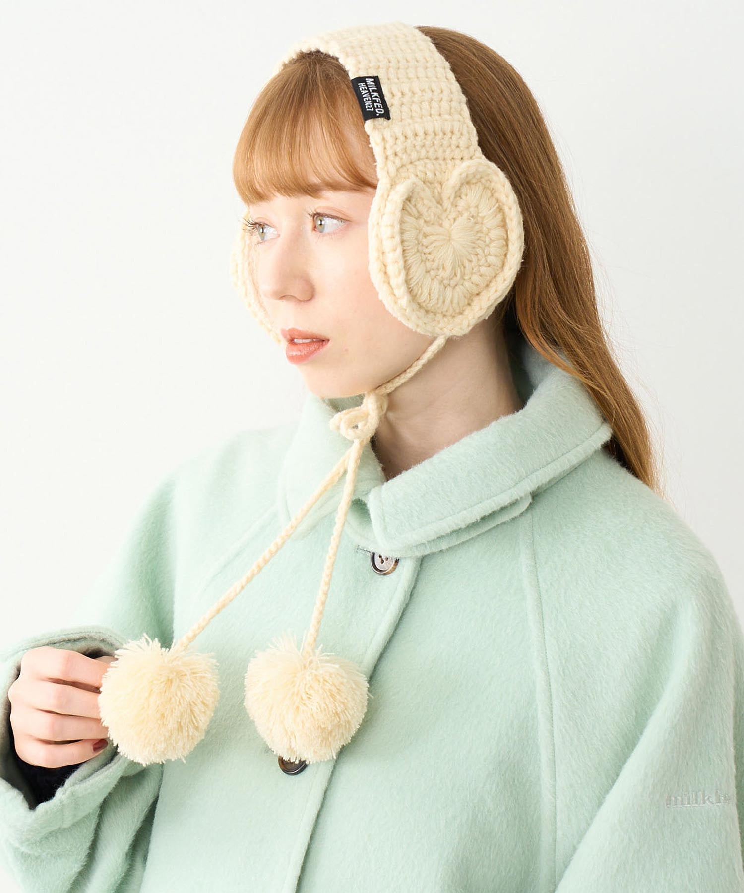 HEART KNIT EARMUFFS