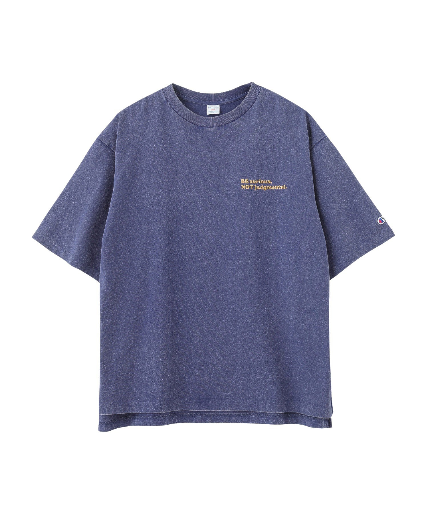 【Champion別注】ROSE BUD×Champion/LOGO EMBROIDERY BIG TEE