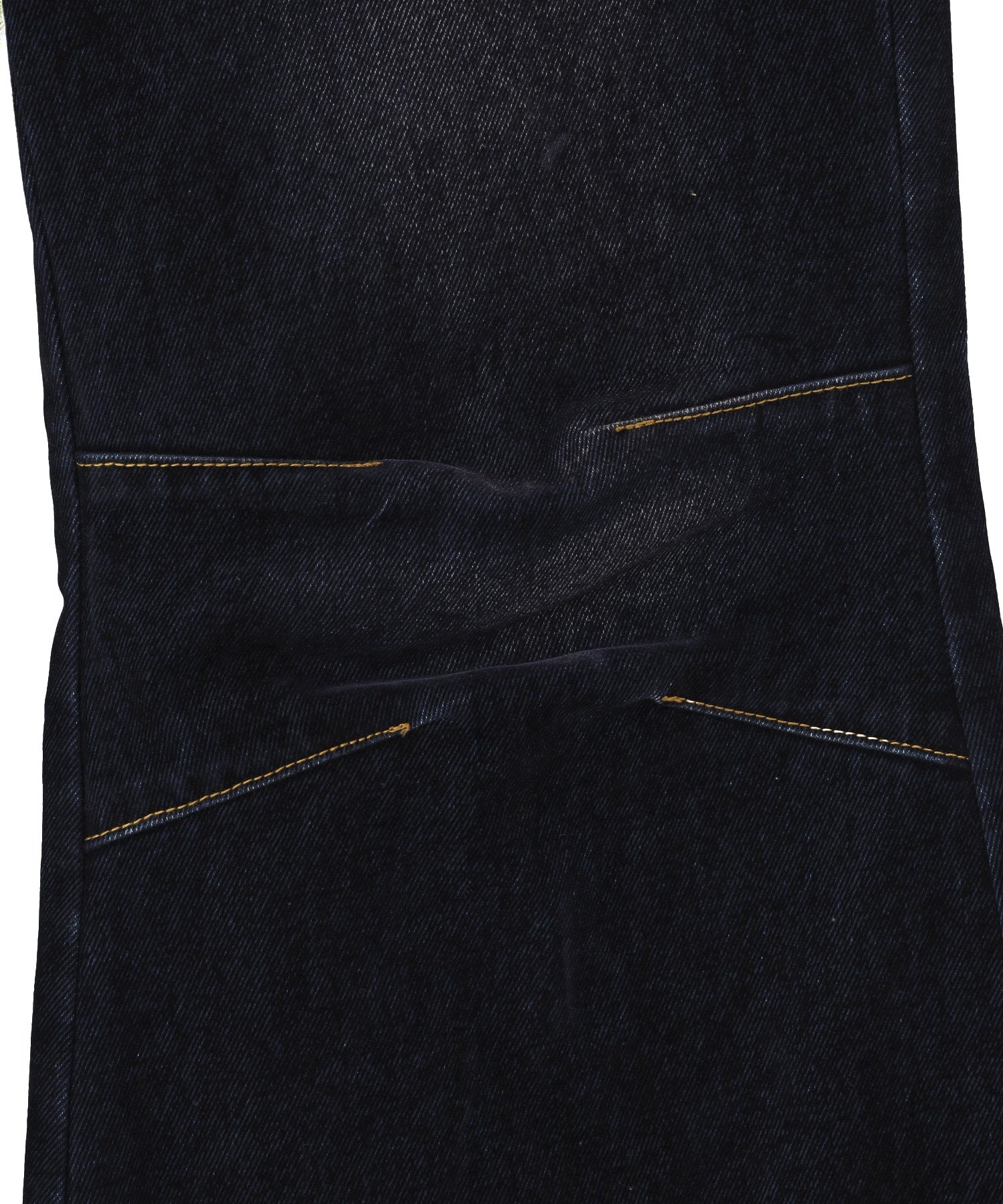 FLOCKED DENIM FLARE PANTS