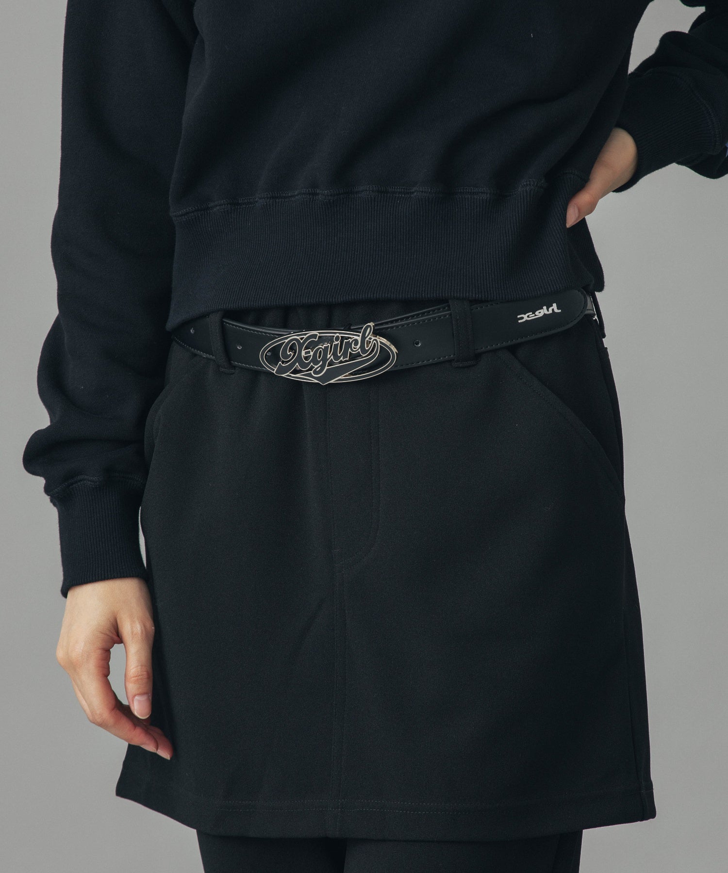 OVAL LOGO BUCKLE BELT