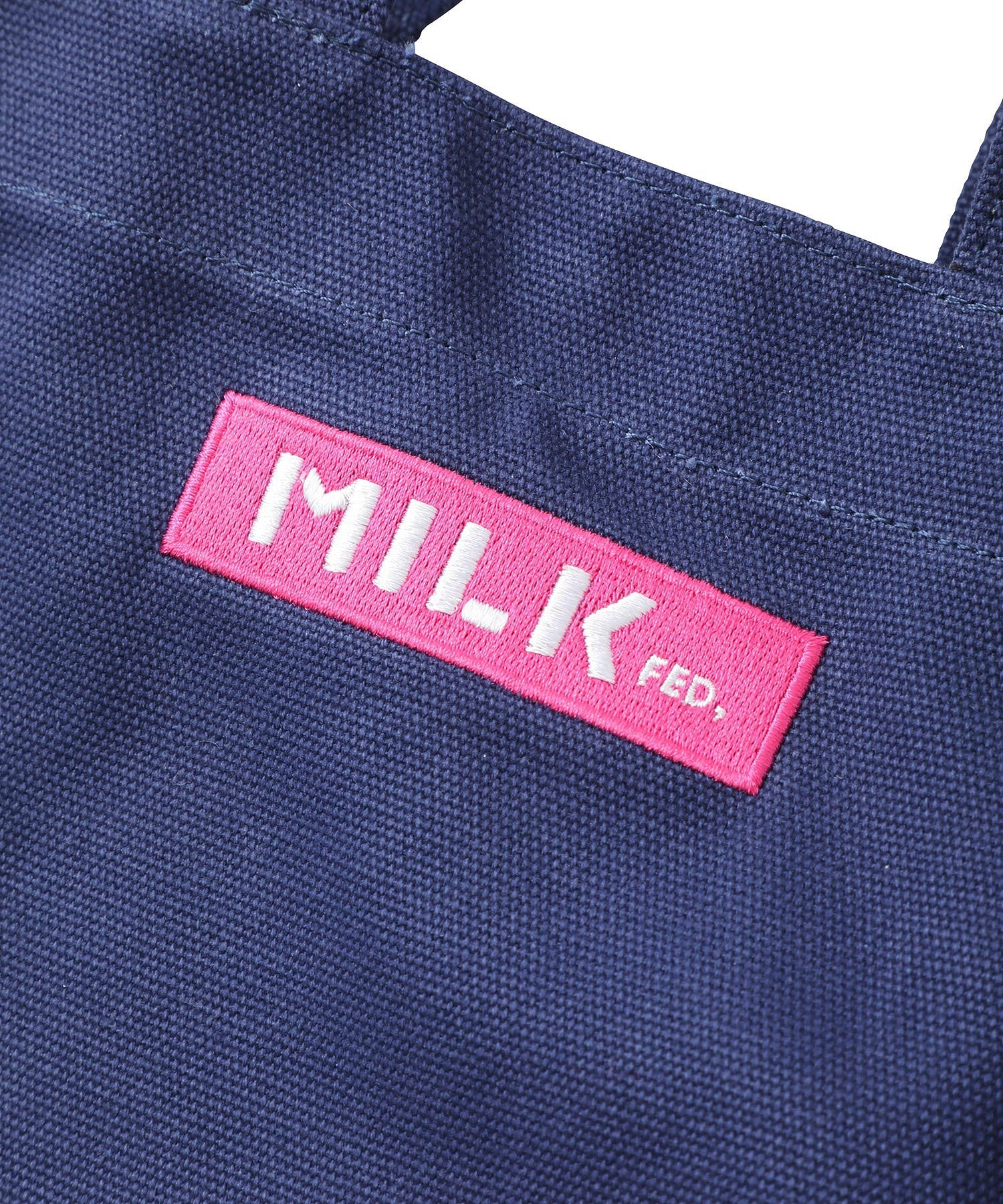 EMBROIDERED BAR MINI SHOULDER BAG W/STRAP MILKFED.