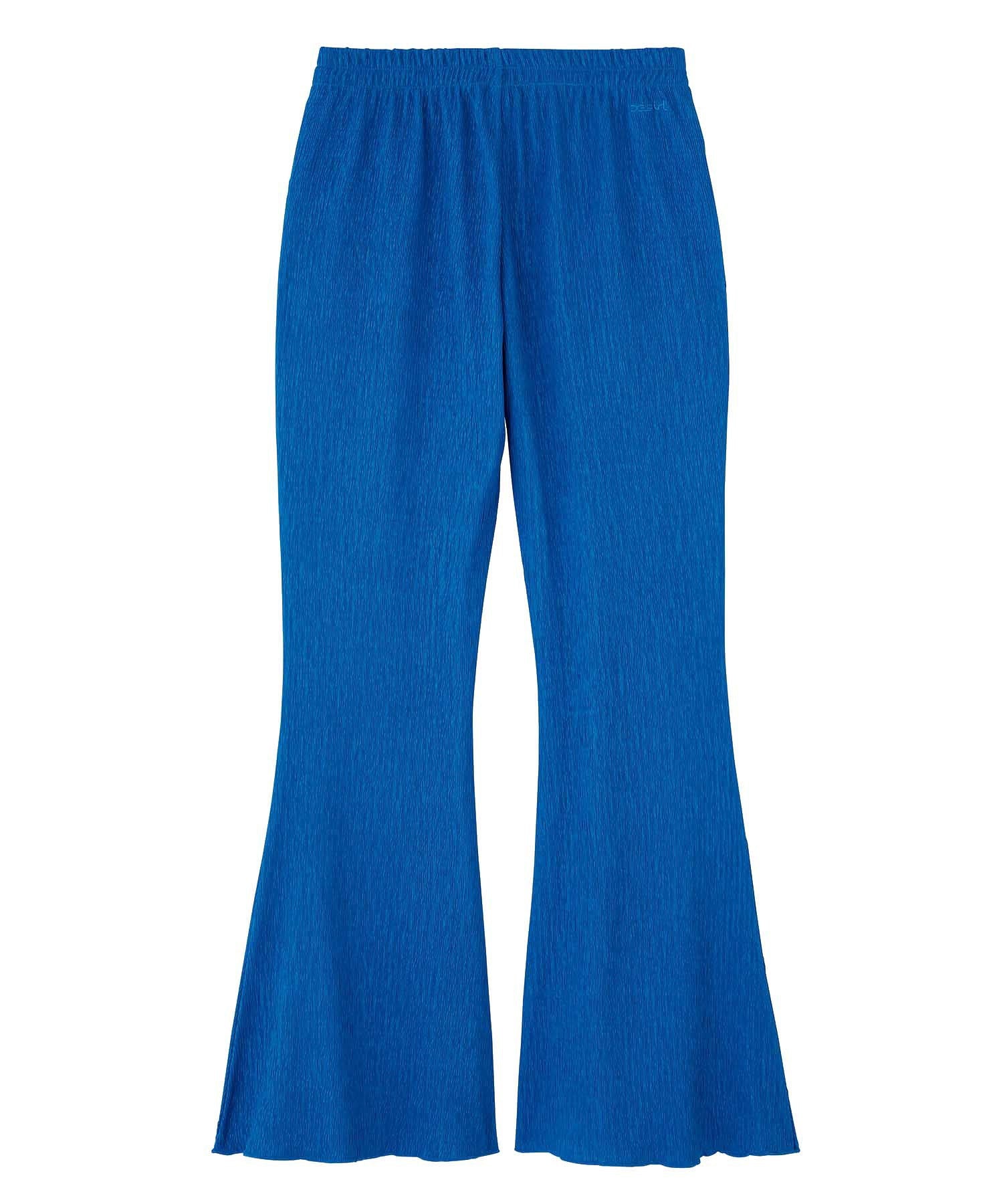 CREPE LETTUCE EDGE FLARE EASY PANTS X-girl