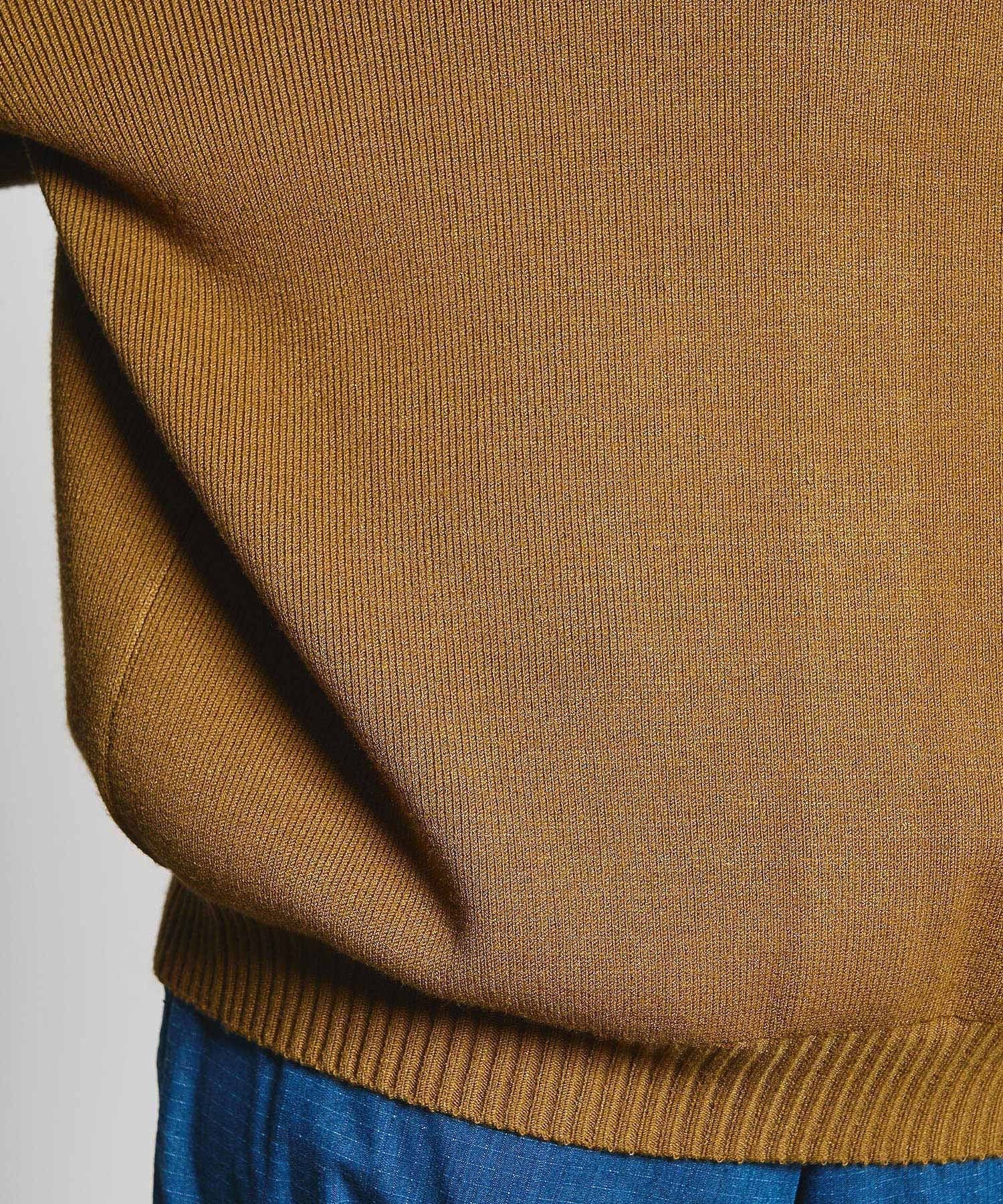 GENE HEAVENS/KNIT x DENIM CARDIGAN