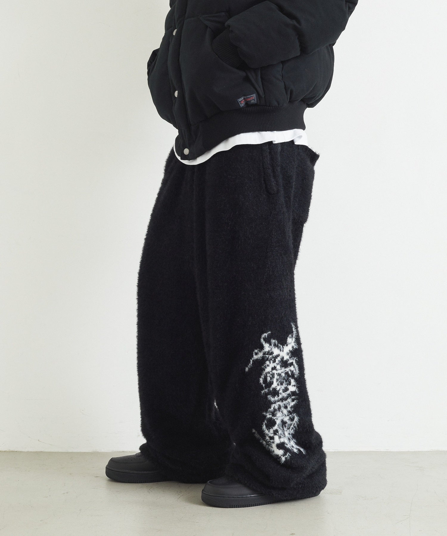 JACQUARD KNIT PANTS