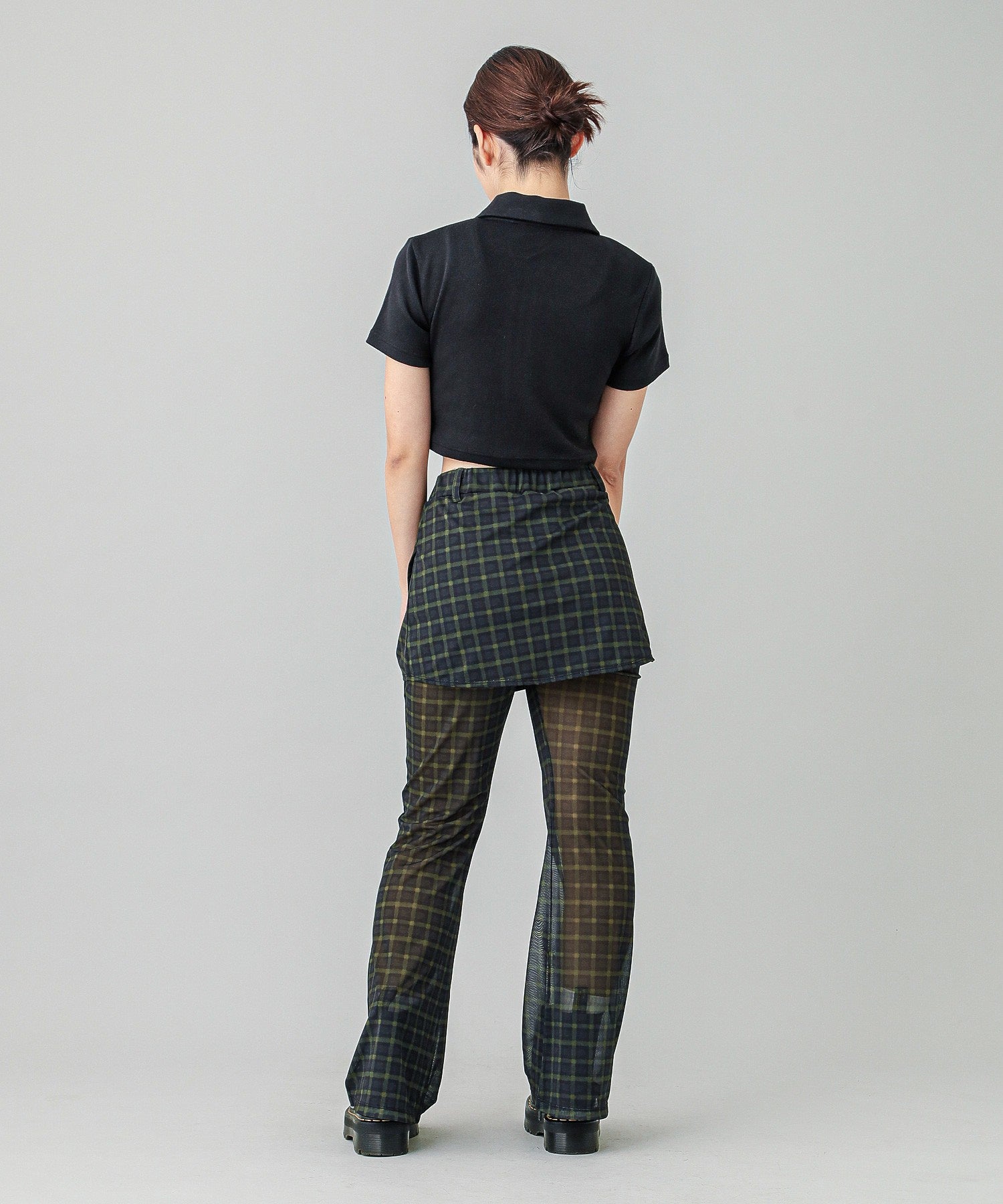 LAYERED SHEER PANTS