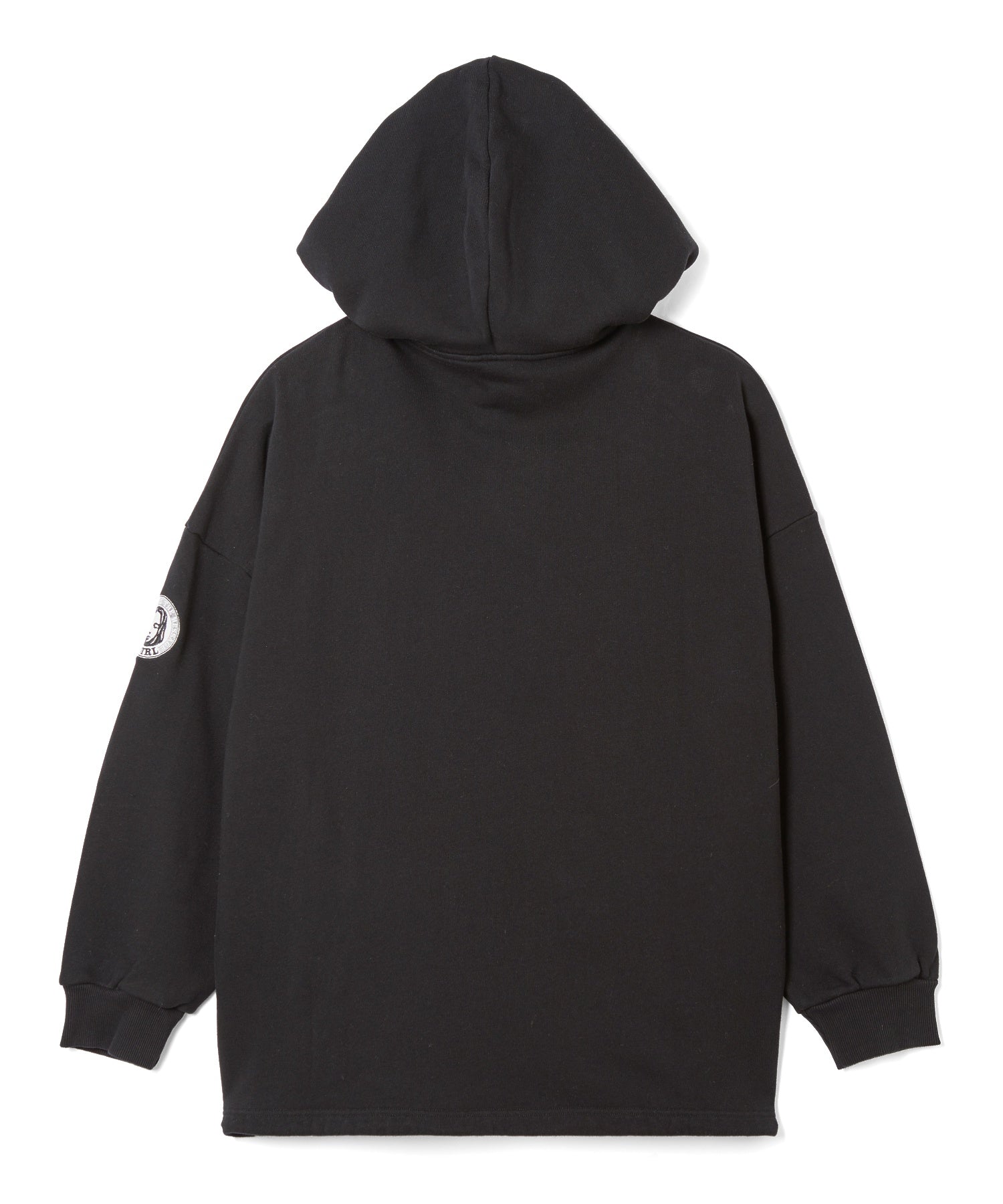 FRONT LACE UP ANORAK SWEAT HOODIE