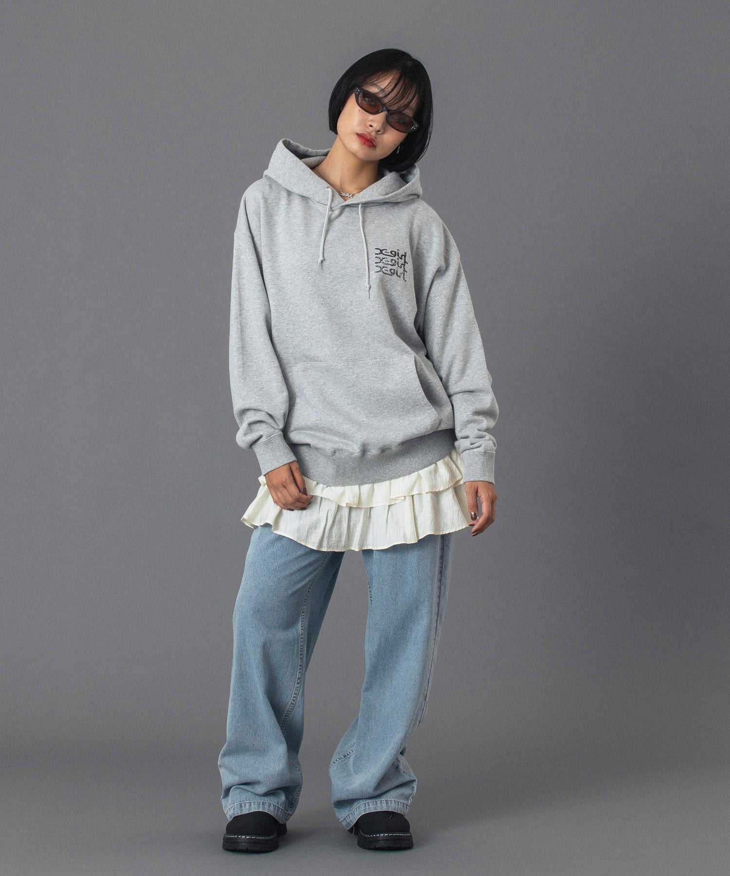 FACE LABEL EASY PANTS