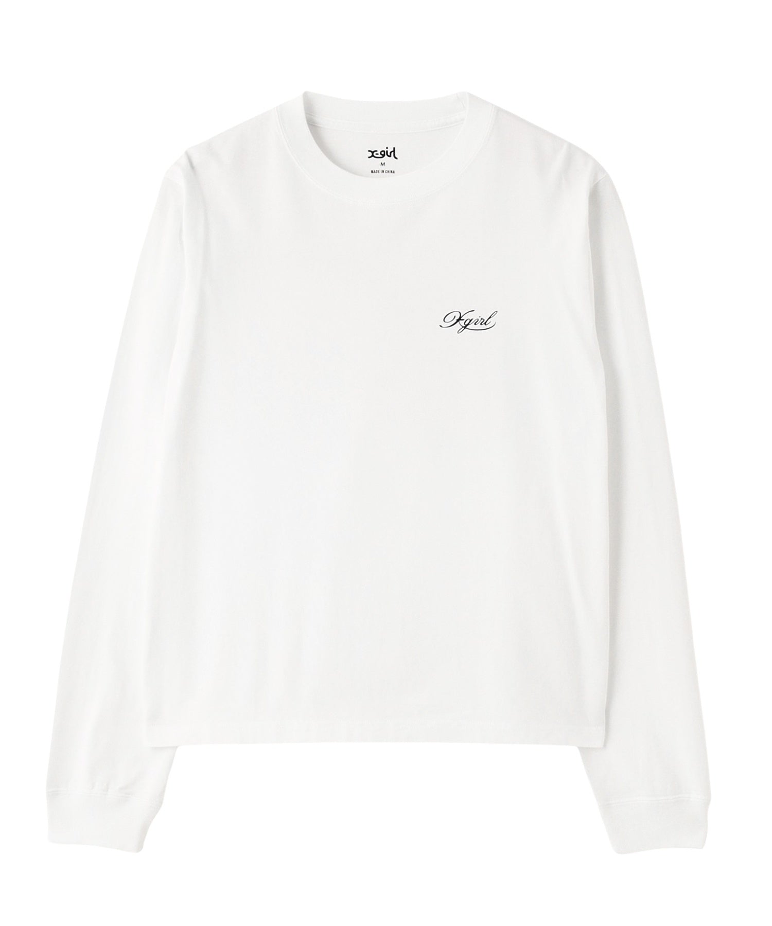 OVAL LOGO AND MESSAGE L/S TEE