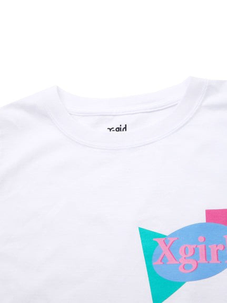PLANE SHAPES LOGO TANK DRESS X-girl