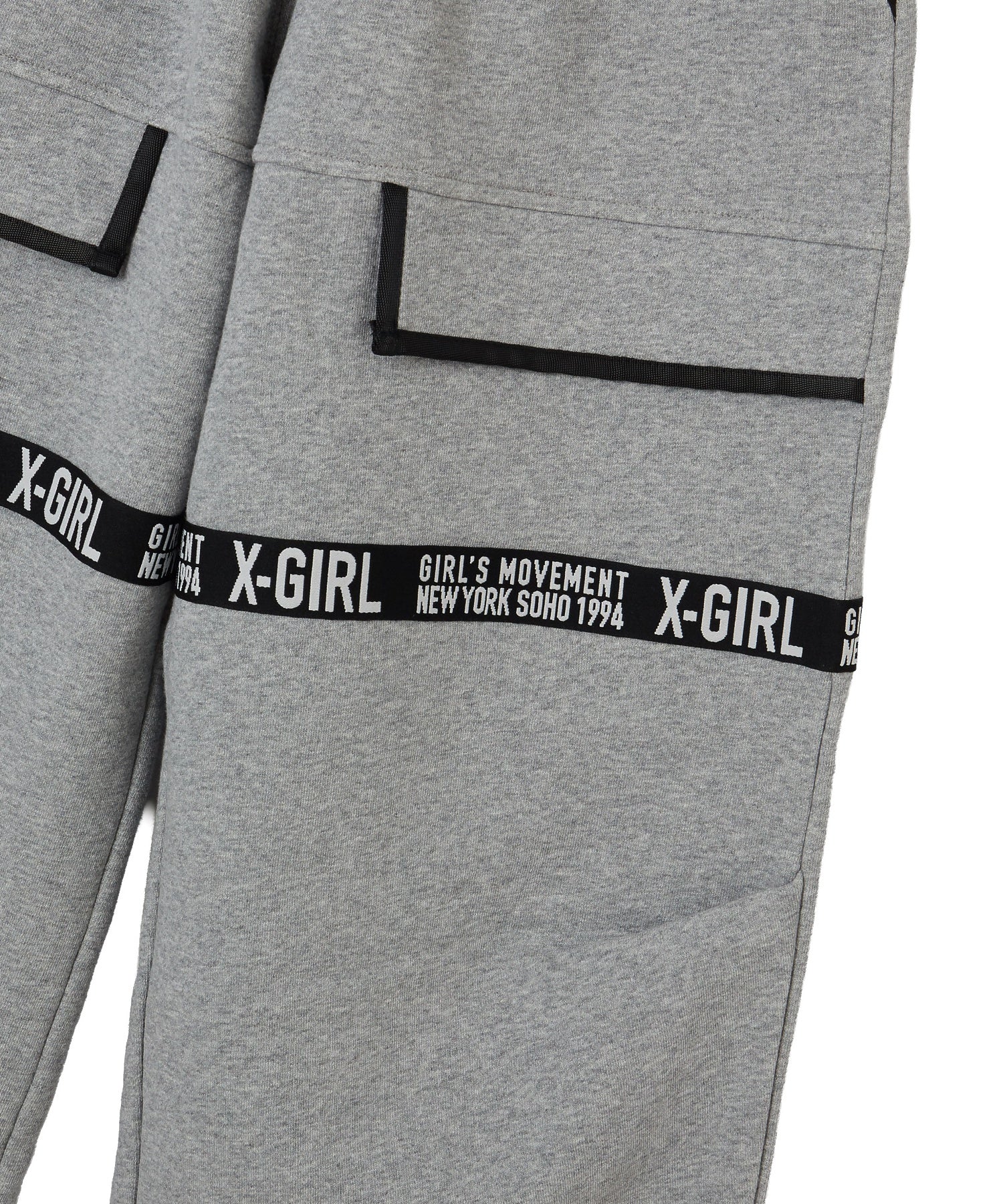 X-girl LOGO TAPE SWEATPANTS