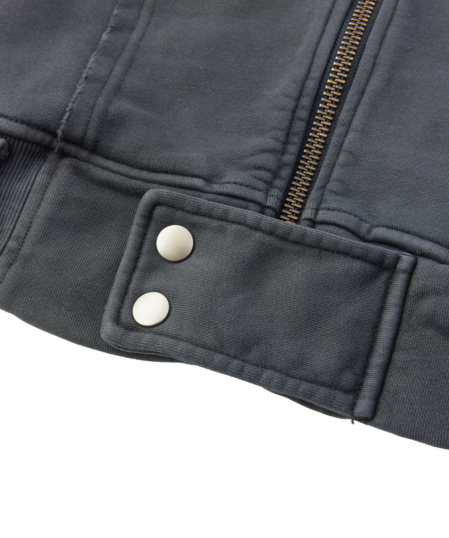 DISTRESSED ZIP UP SWEAT HOODIE DRESS