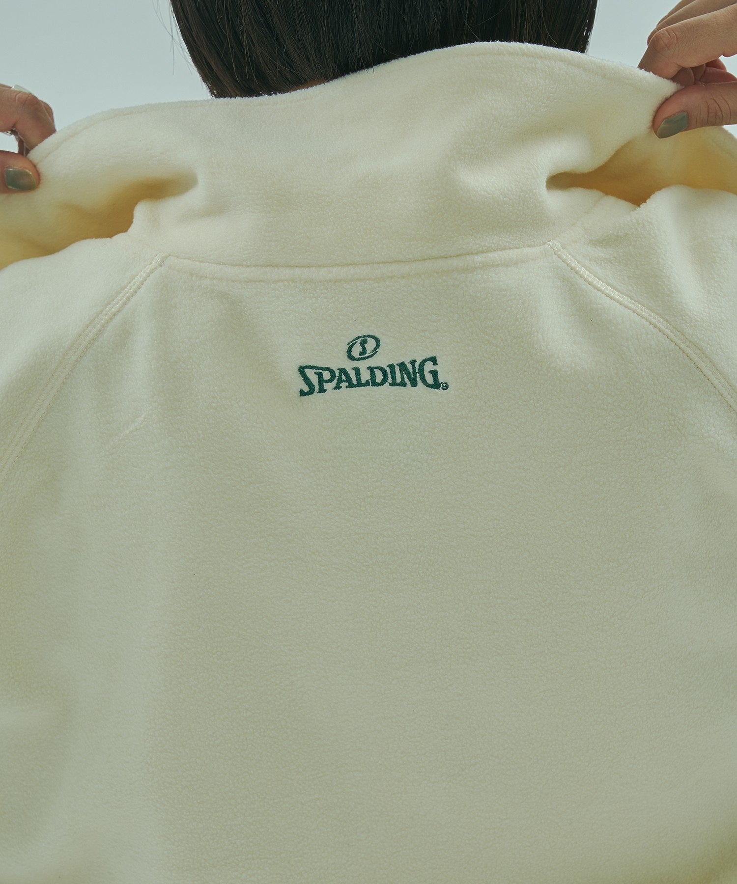 SPALDING x ROSE BUD FLEECE JACKET