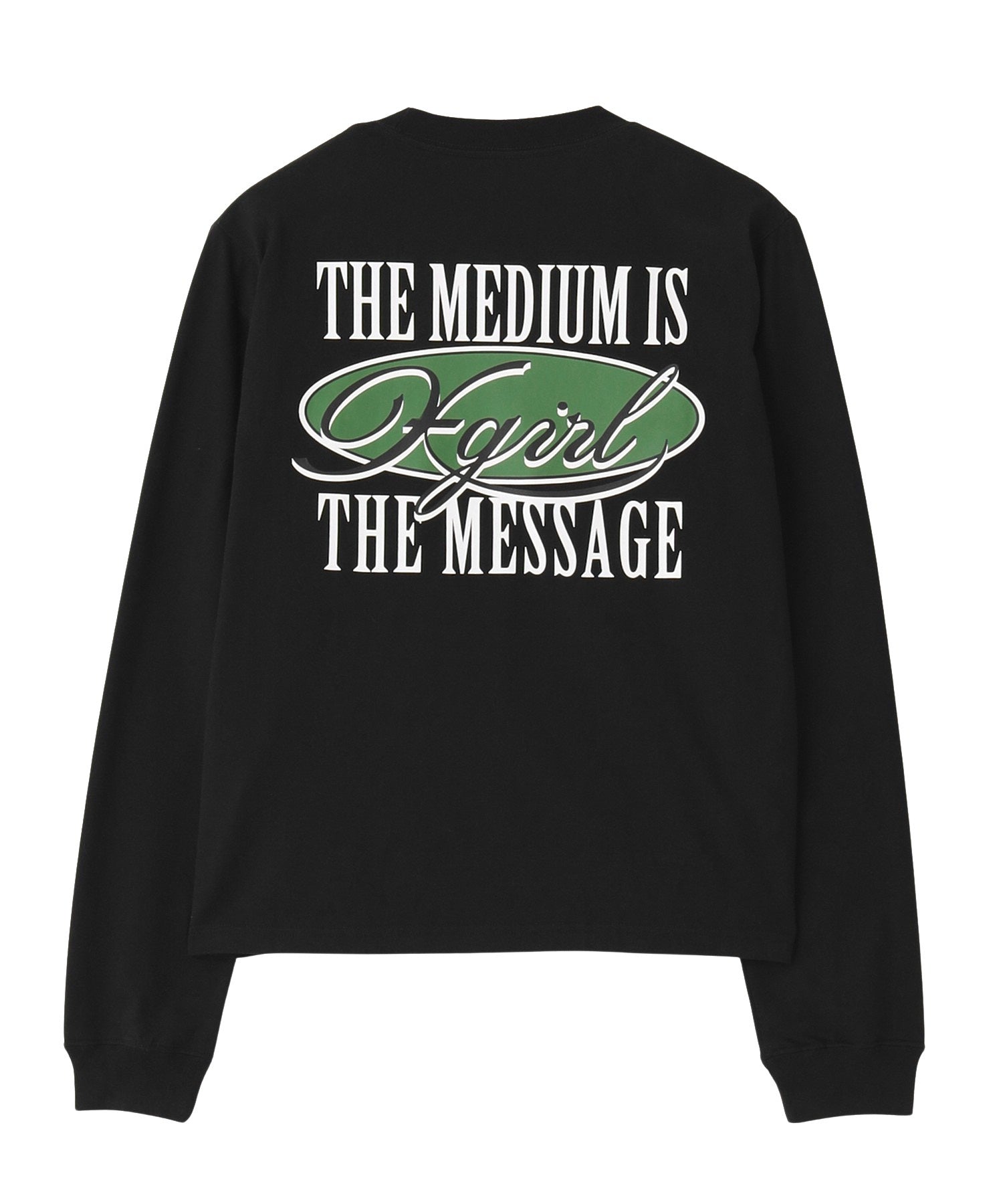 OVAL LOGO AND MESSAGE L/S TEE