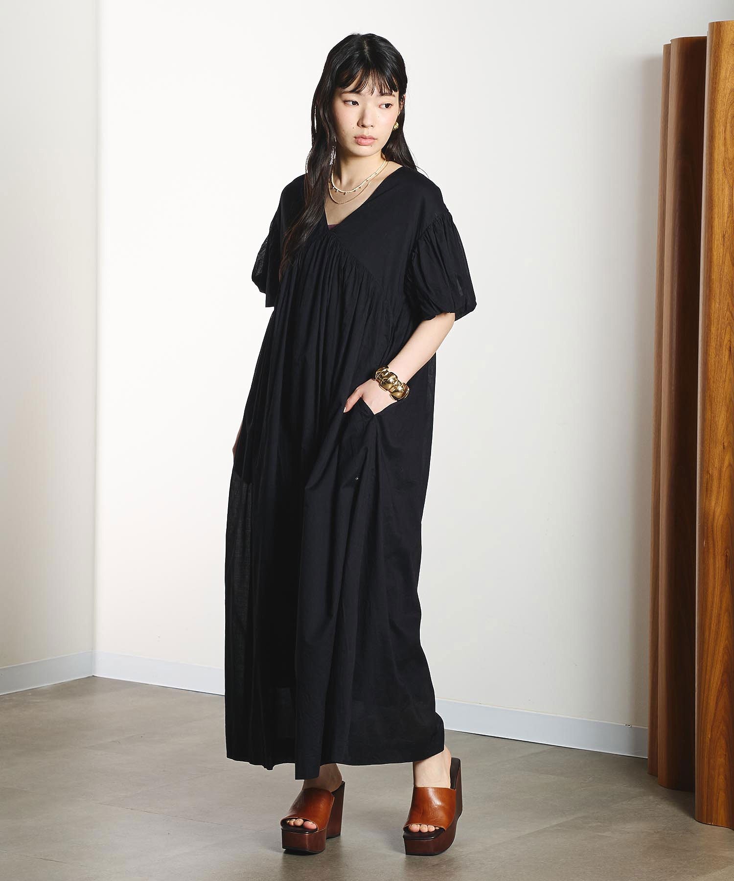 model:163cm 着用サイズ:M
