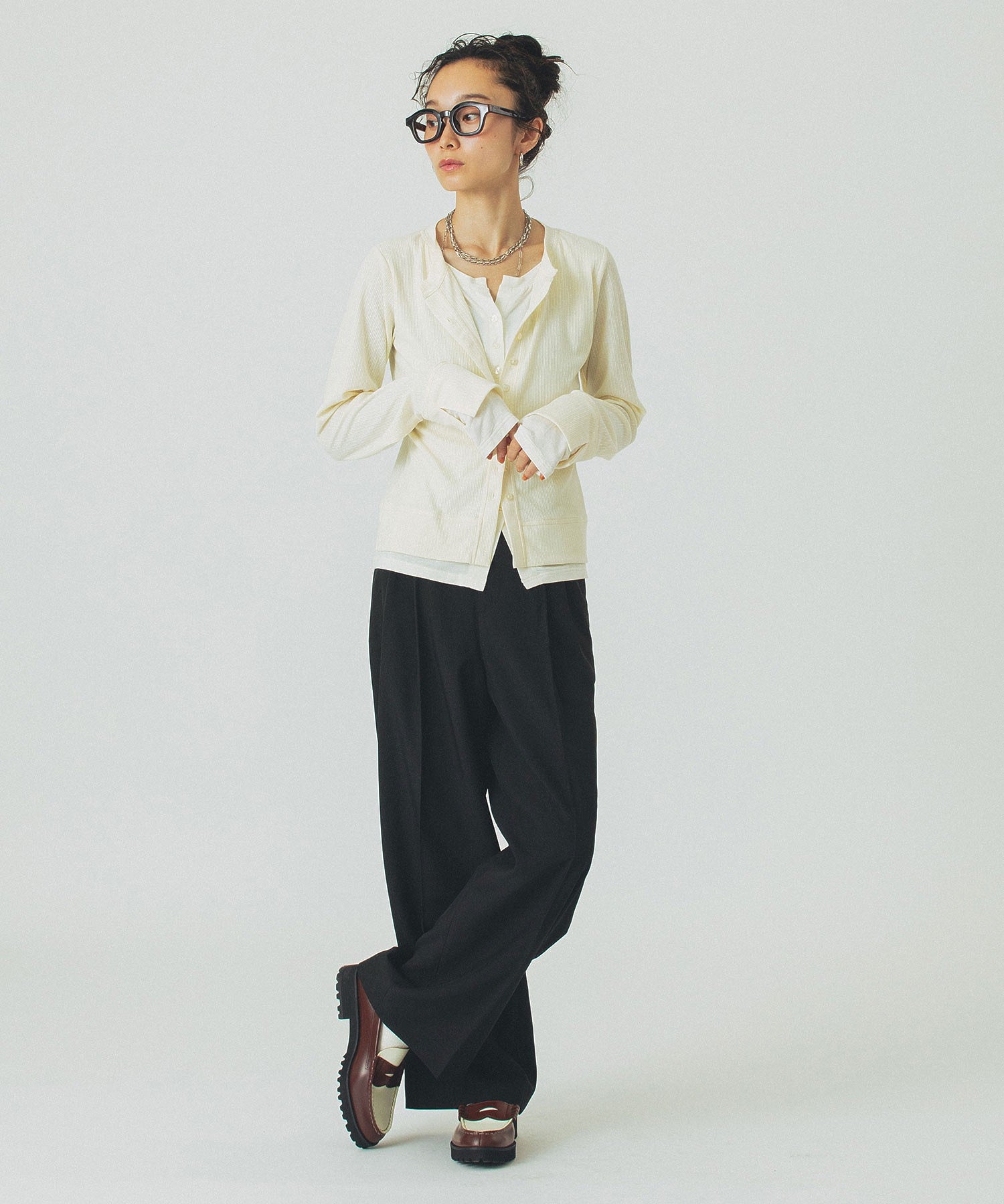 model:161cm 着用サイズ:M