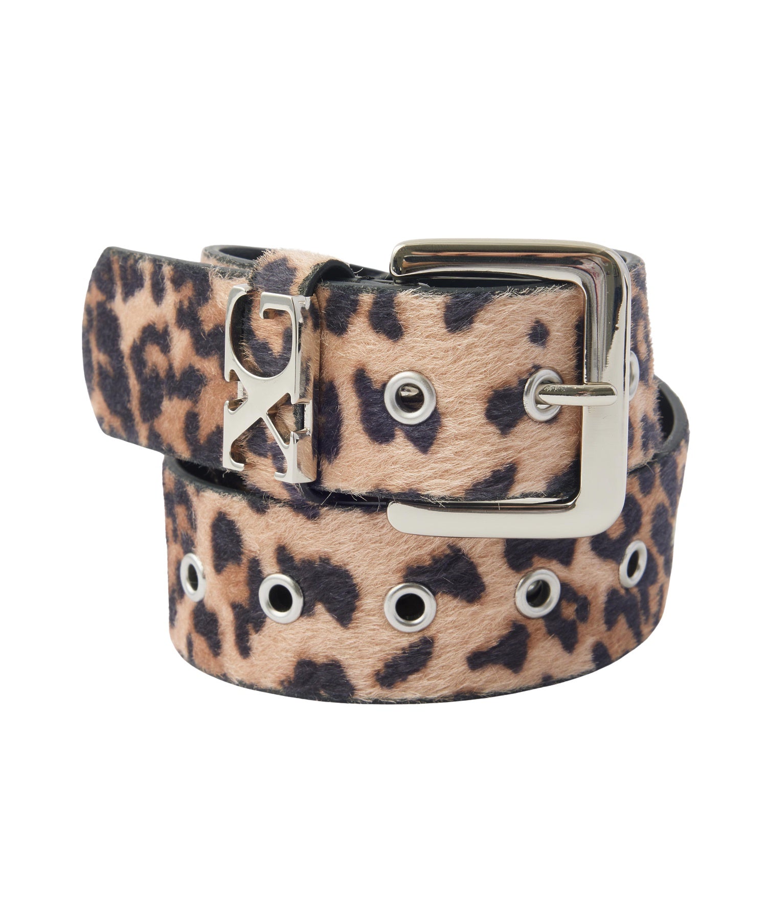 FAUX CALF HAIR LEATHER XG BELT