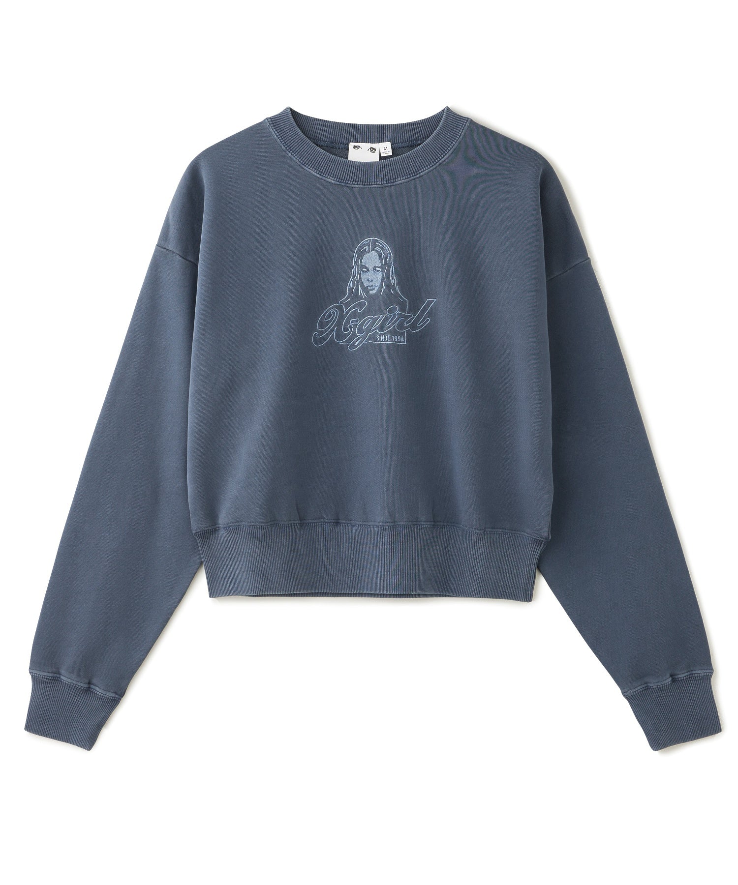 FACE PIGMENT DYED COMPACT SWEAT TOP