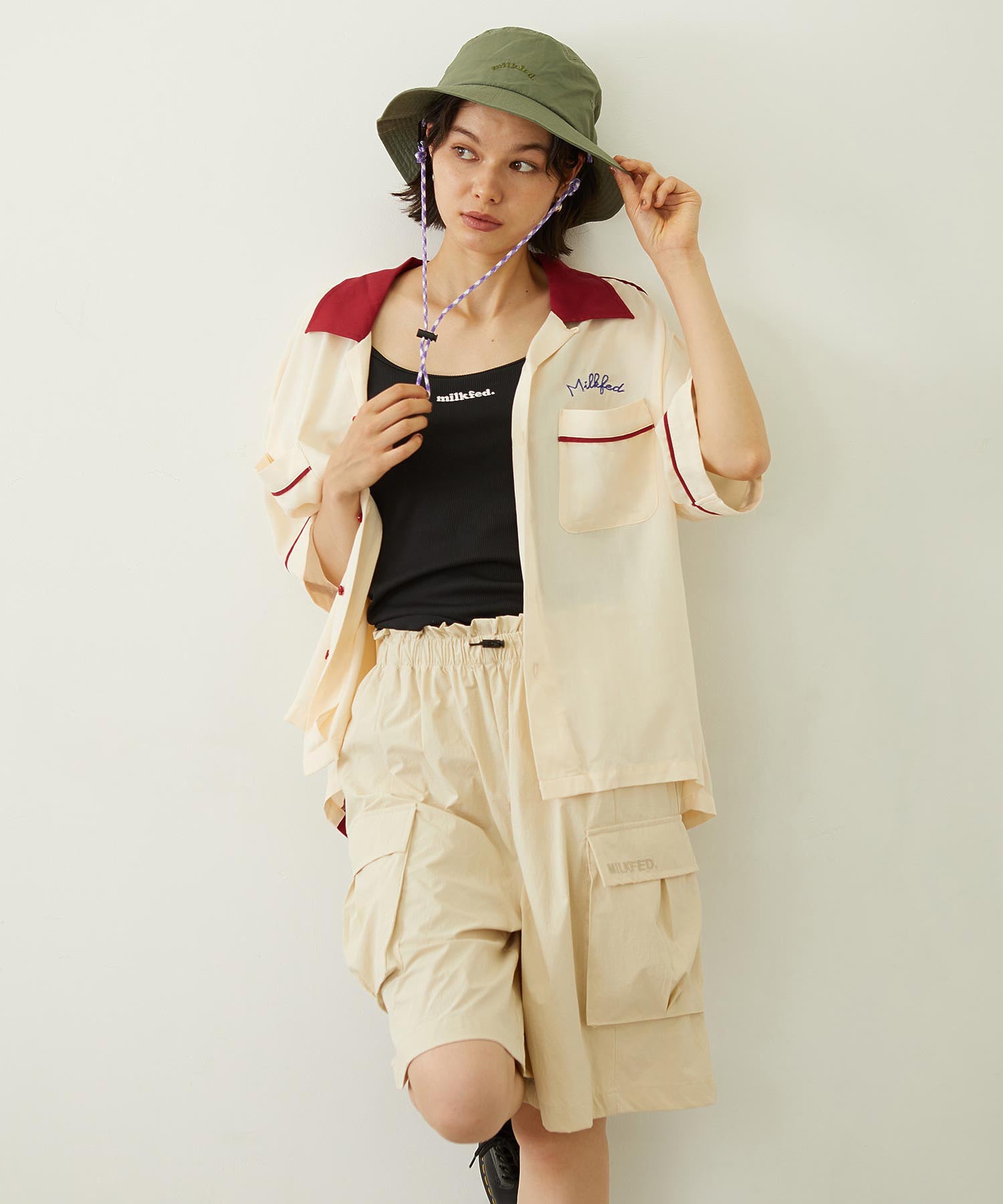 MILKFED. × OP BRA CAMISOLE