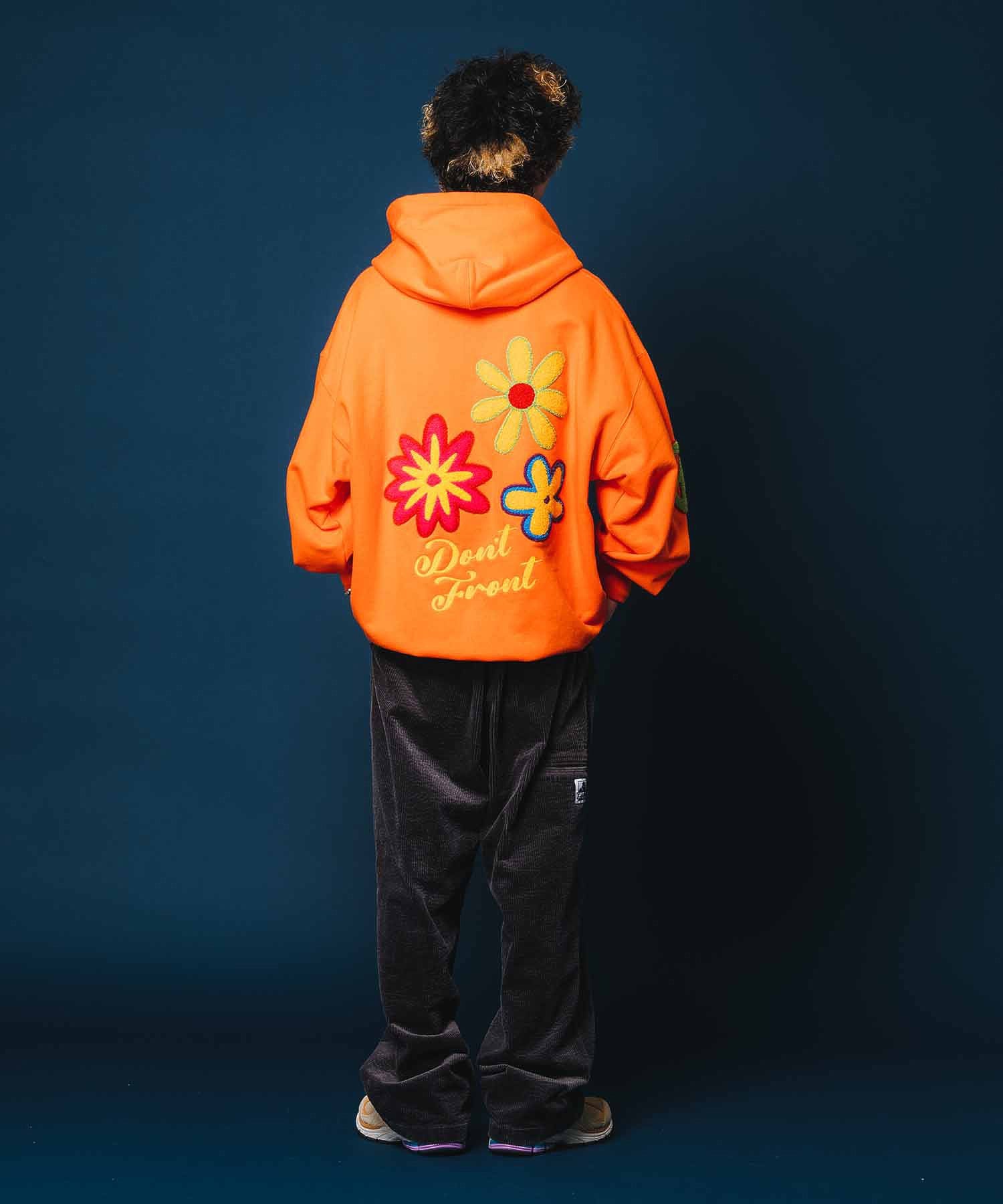 FLOWER PULLOVER HOODED SWEAT