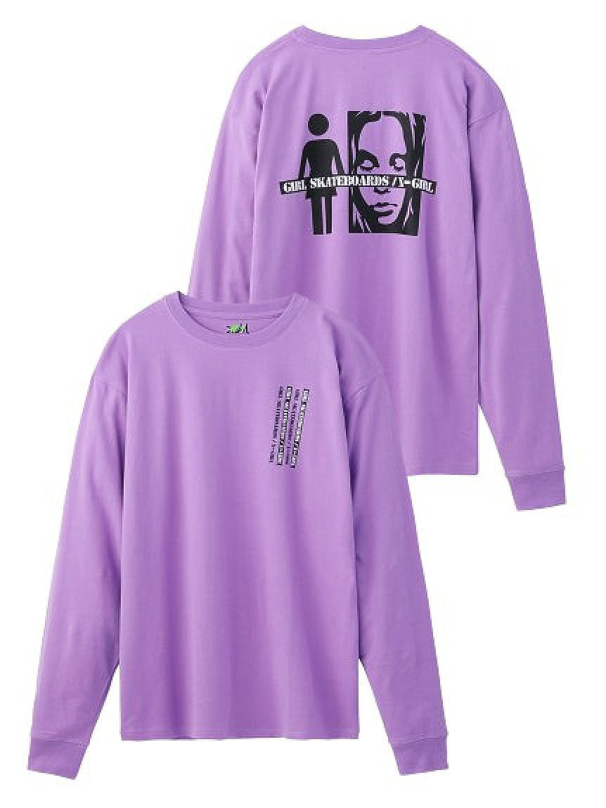 #1 X-girl x GIRL SKATEBOARDS L/S BIG TEE