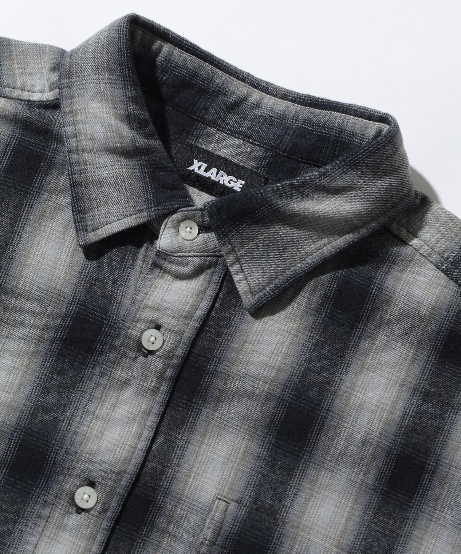 OVERDYED OMBRE CHECK SHIRT