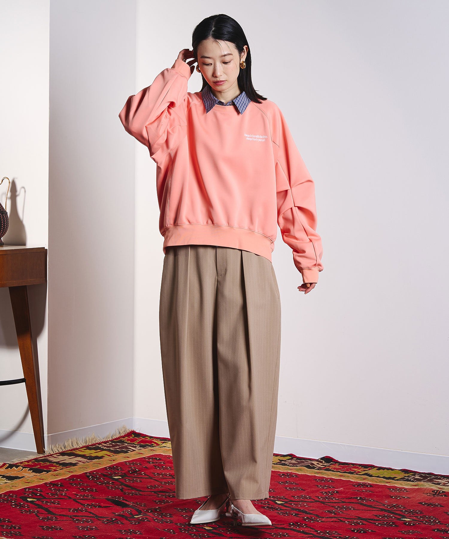 model:169cm 着用サイズ:S