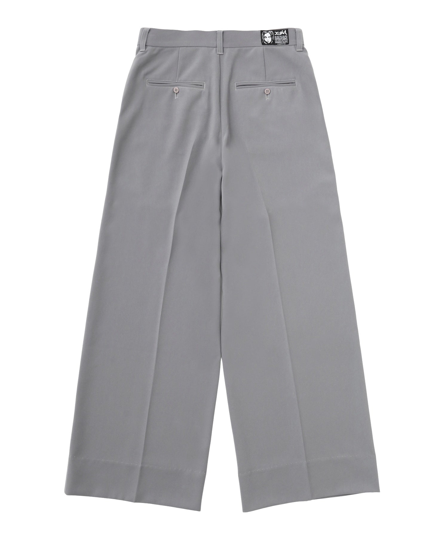 CURVED CUT PANELED PANTS