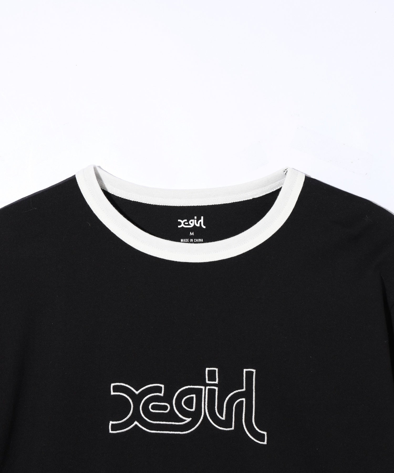 OUTLINE MILLS LOGO S/S RINGER TEE