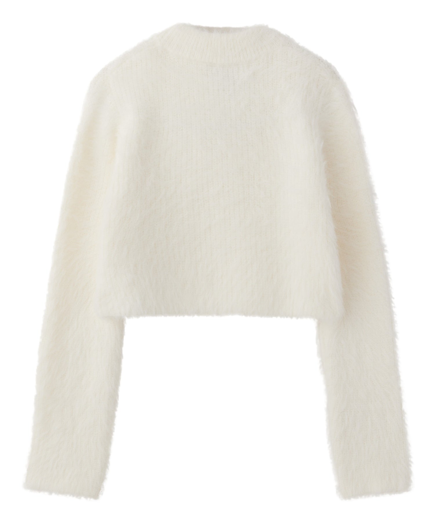 HIGH NECK COMPACT KNIT TOP