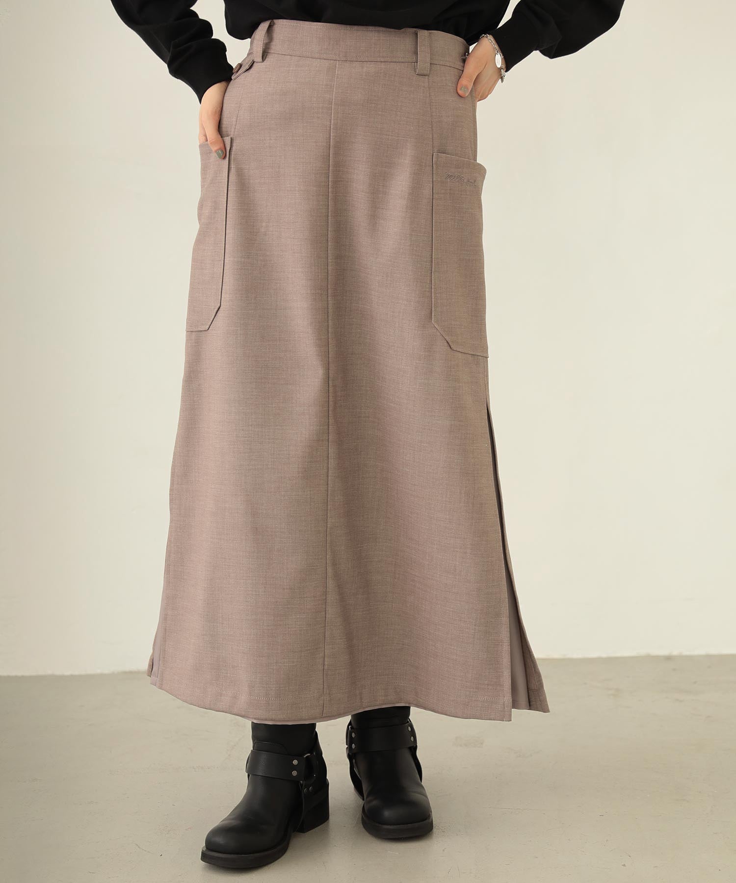 FLARED CARGO SKIRT