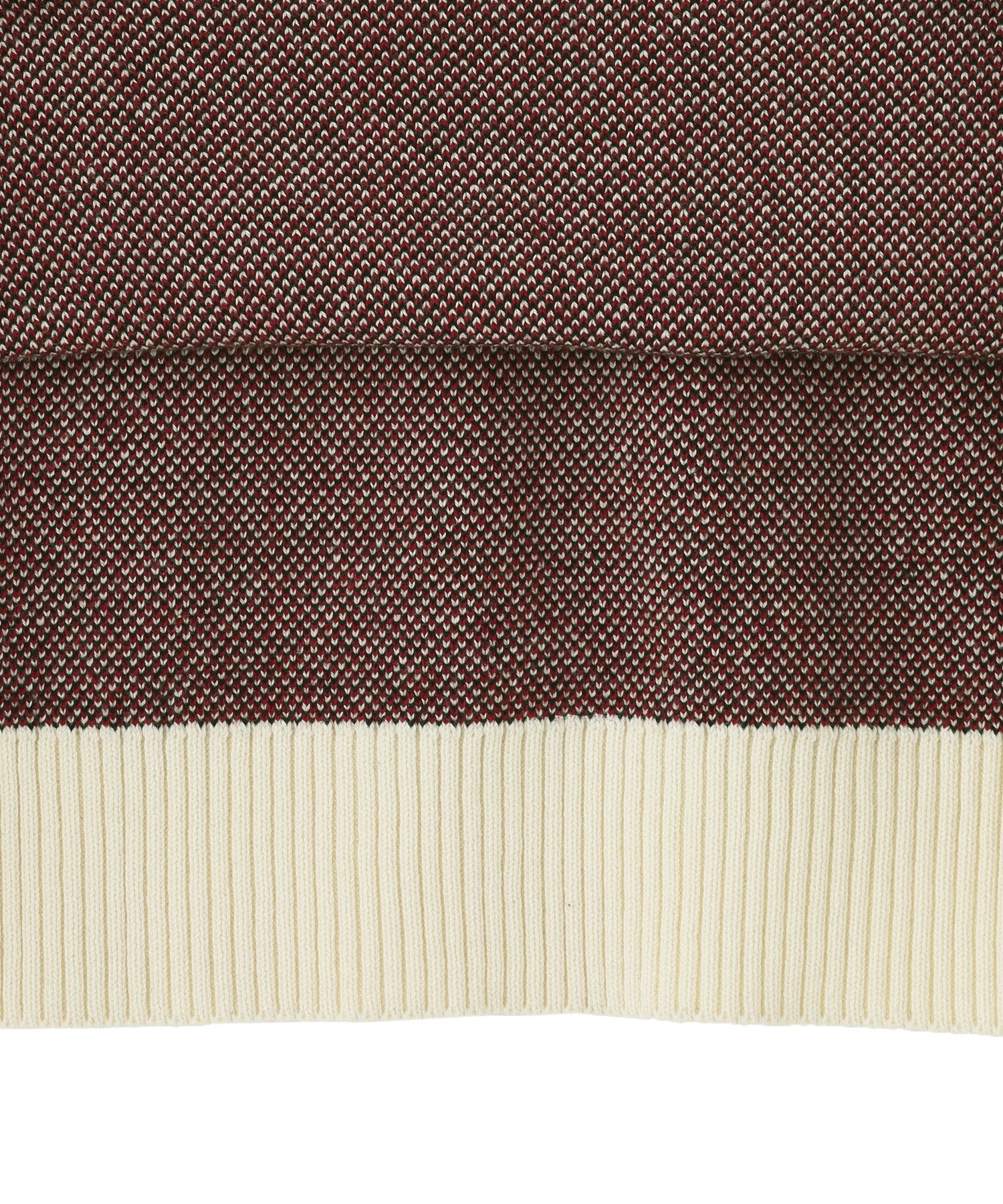 HEART LOGO JACQUARD KNIT TOP