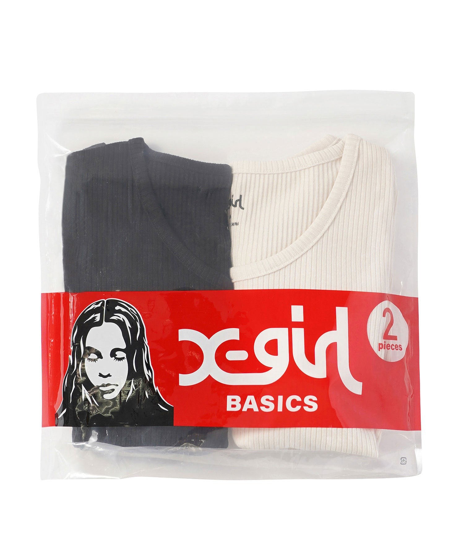 2-PACK BASIC TOP X-girl