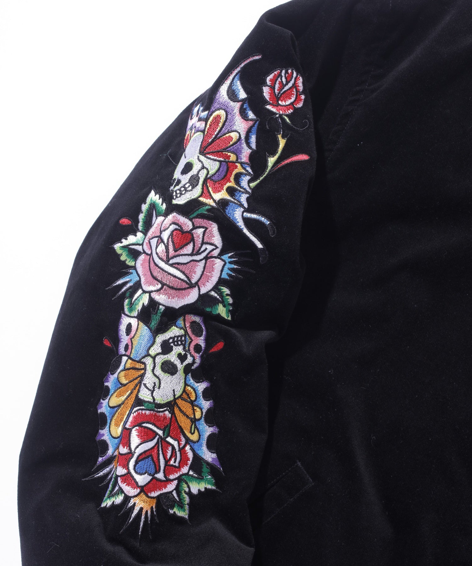 XLARGE×ED HARDY REVERSIBLE SOUVENIR JACKET