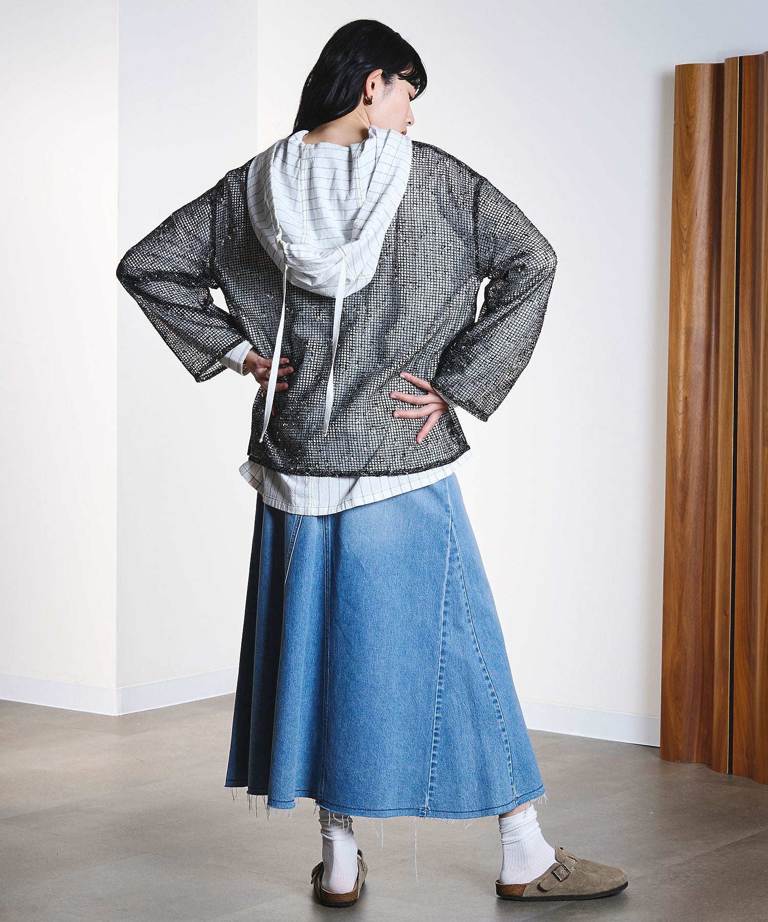 model:169cm 着用サイズ:ONE SIZE