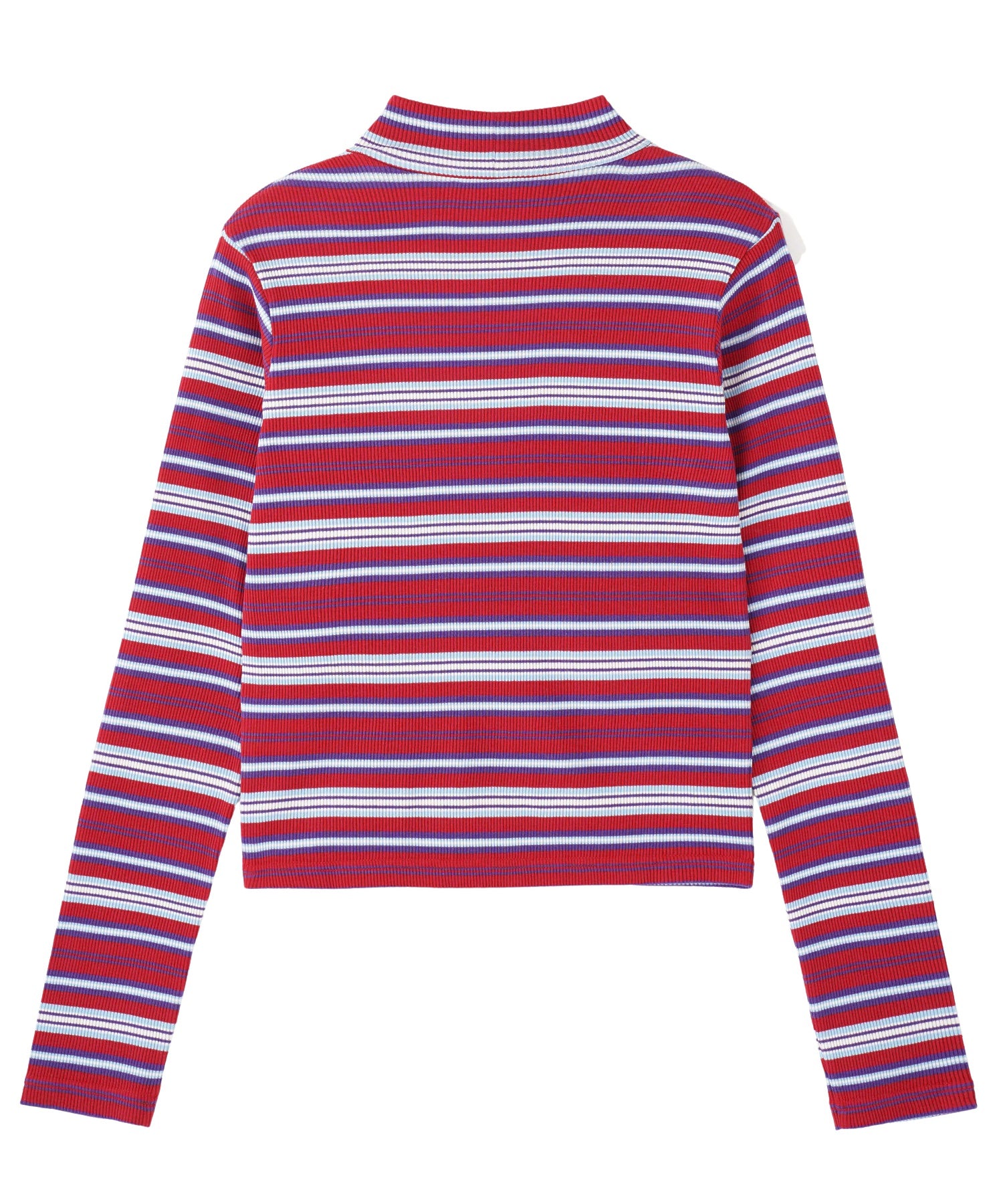 STRIPED HIGH NECK TOP