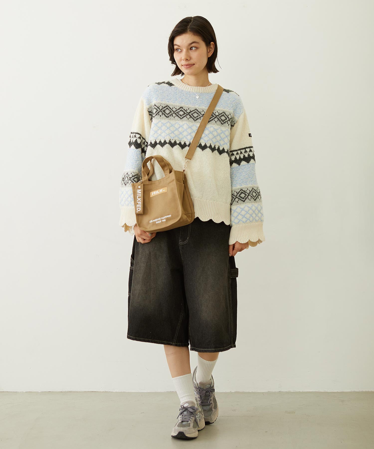 PATTERNED KNIT TUNIC