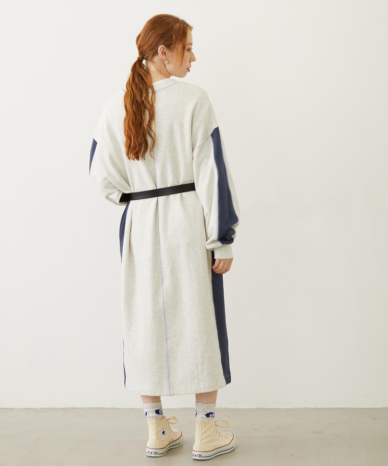 SIDE LINE SWEAT DRESS