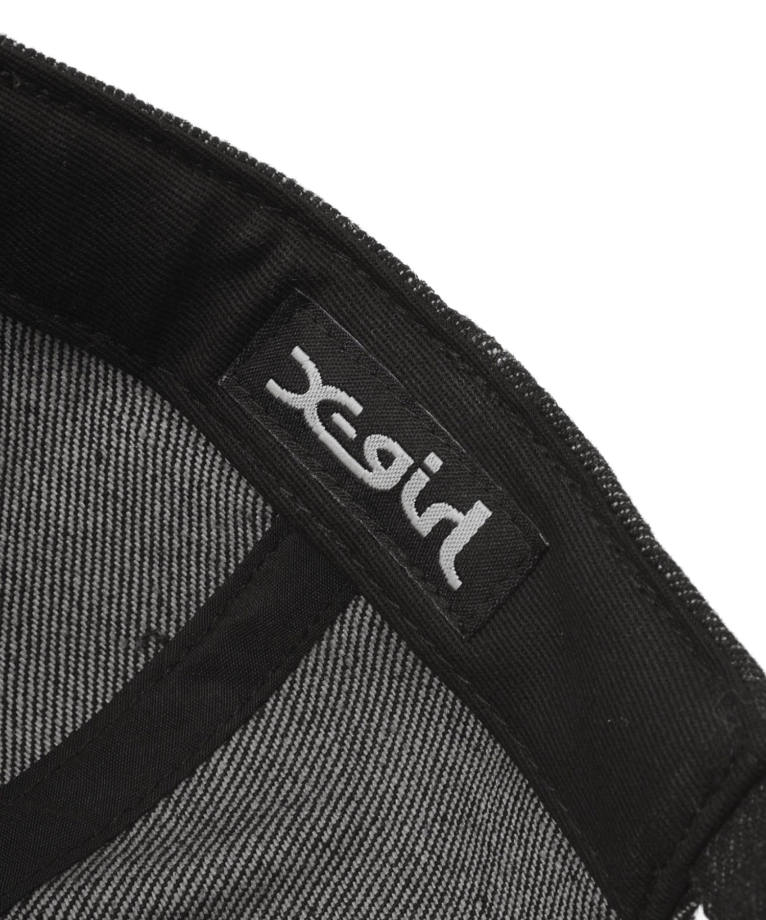 RHINESTONE OVAL LOGO 6PANEL DENIM CAP