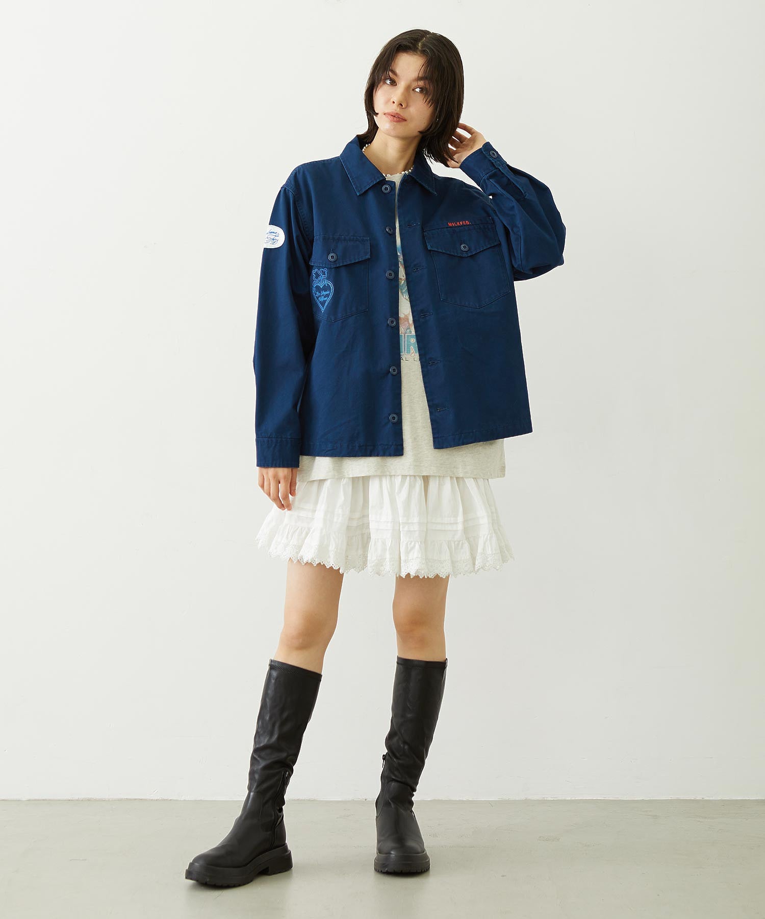 PATCHED UTILITY SHIRT