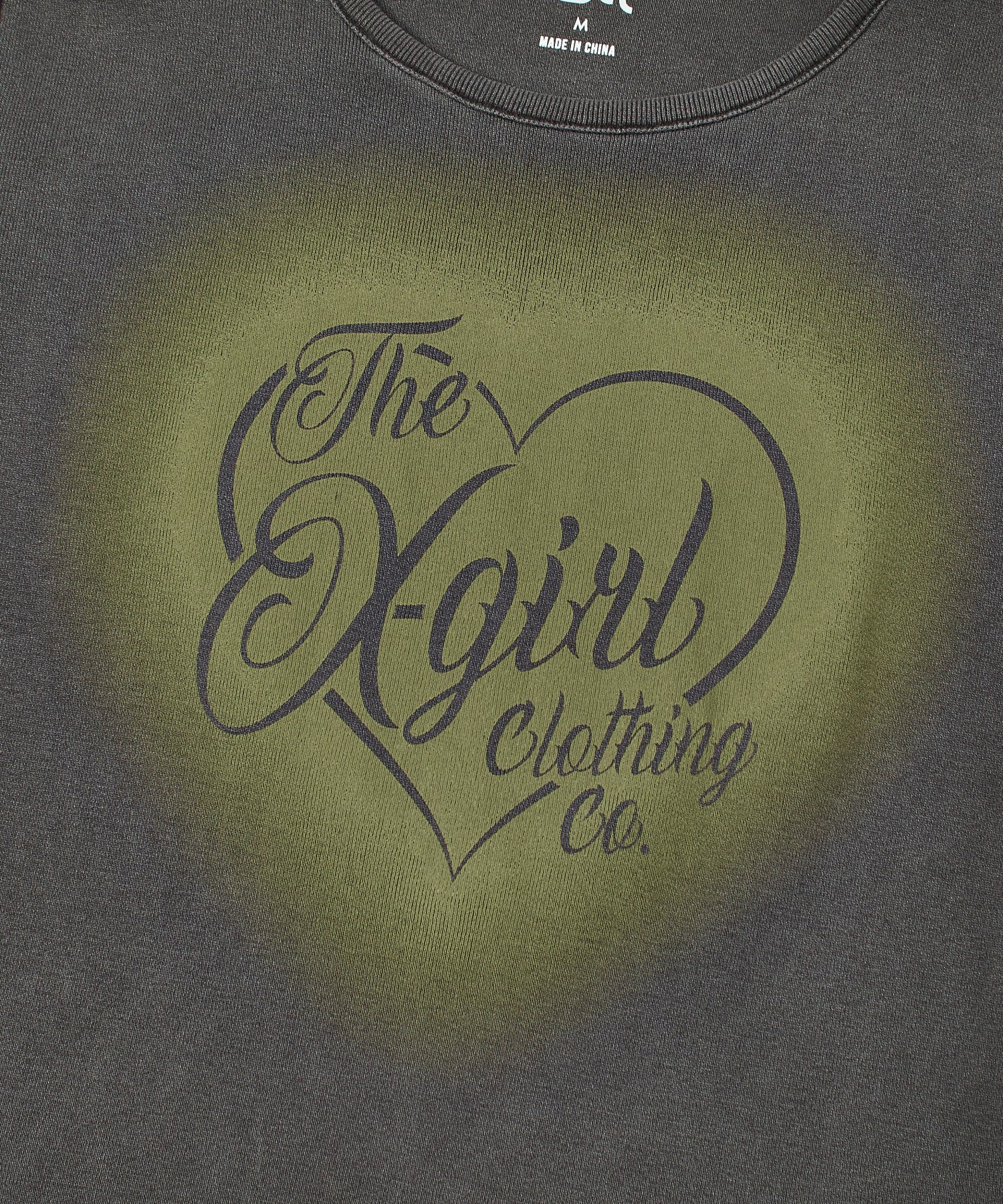 FADED HEART SPRAY LOGO S/S BABY TEE