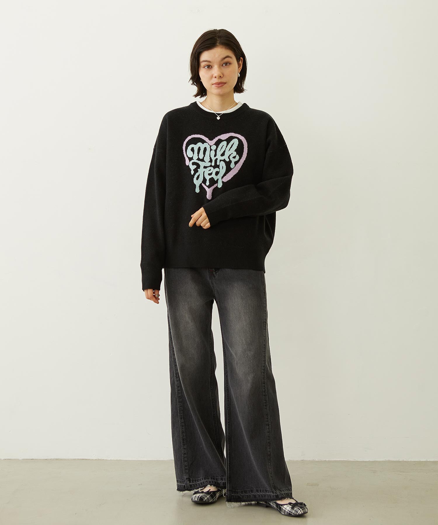 MELTY HEART KNIT TOP