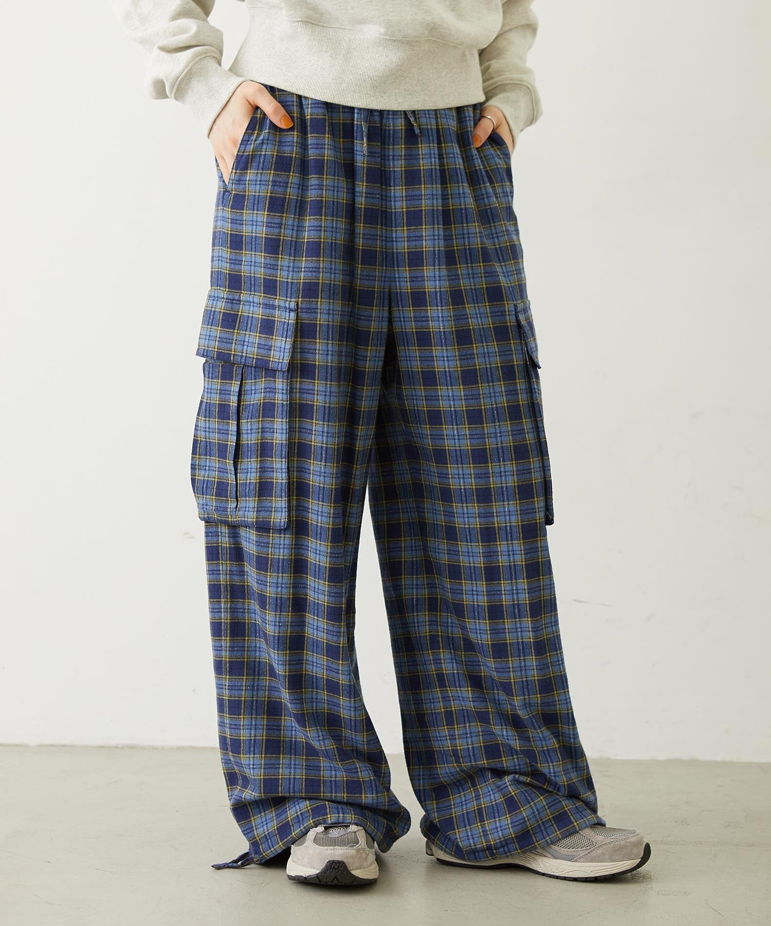 CHECKED CARGO PANTS