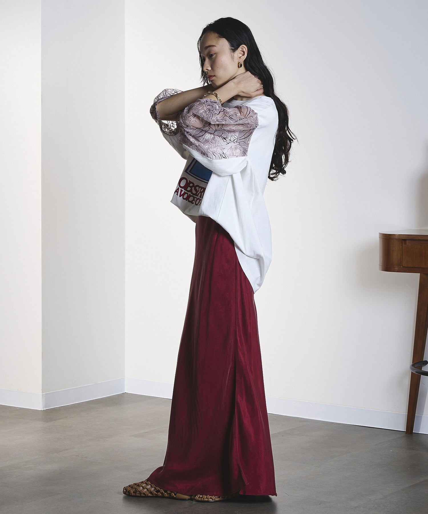 model:161cm 着用サイズ:ONE SIZE